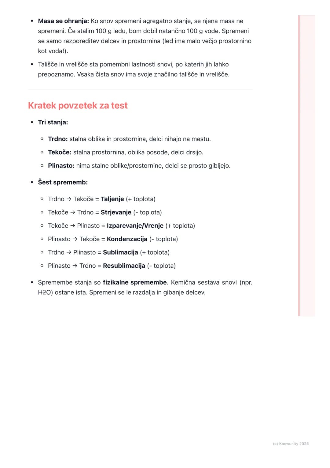 # Agregatna stanja in njihove
spremembe

Agregatna stanja in njihove spremembe

Snovi okoli nas niso vedno v enaki obliki. Voda je lahko led