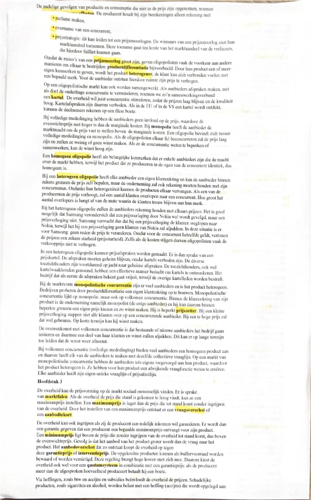 Samenvatting Markt & Overheid - hoofdstuk 1
De Europese Unie voert allerlei regels in die maken dat de concurrentie op de telefoniemarkt zo
