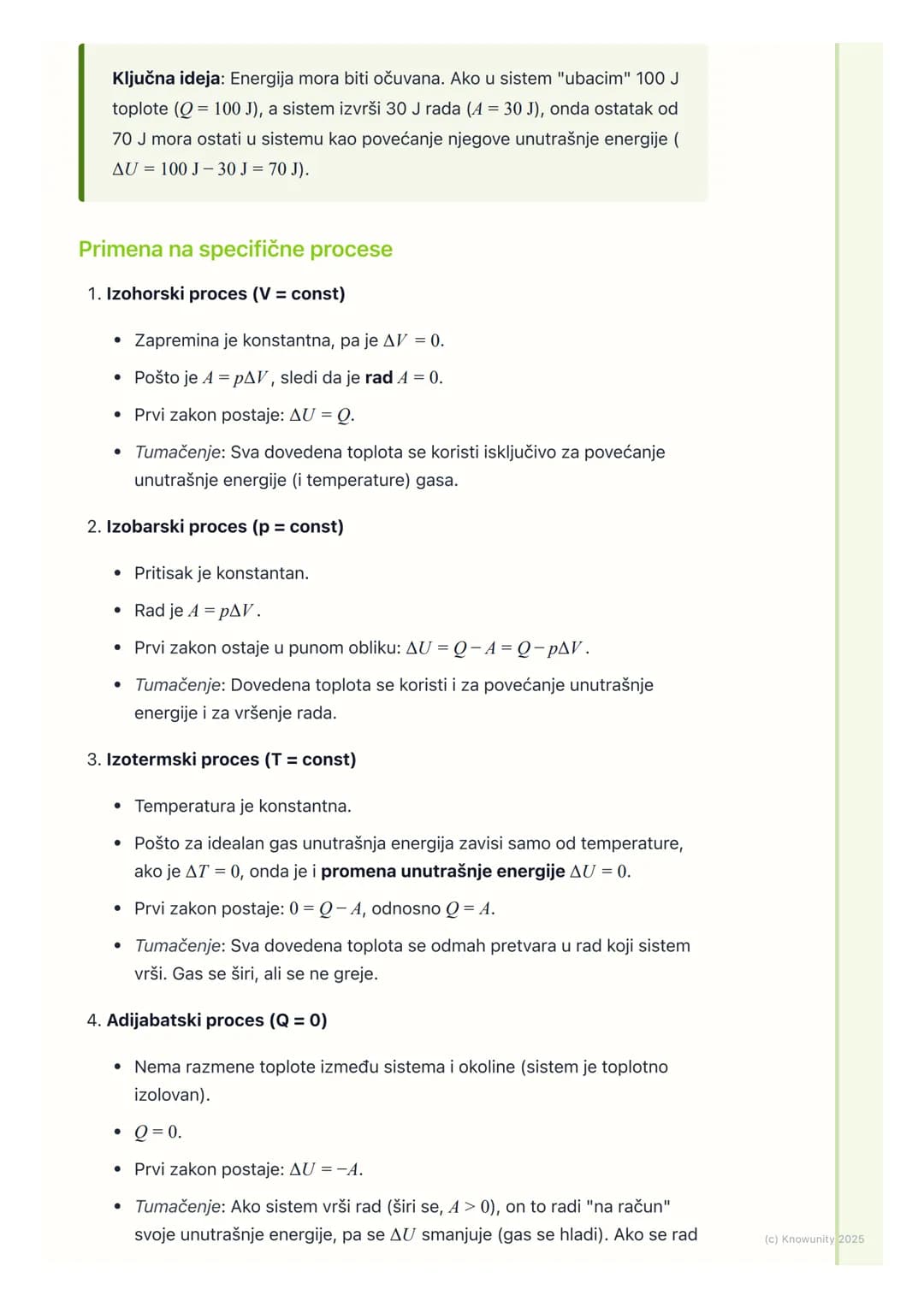 # Prvi zakon termodinamike

Uvod u prvi zakon termodinamike

Prvi zakon termodinamike je u suštini zakon održanja energije primenjen na
topl