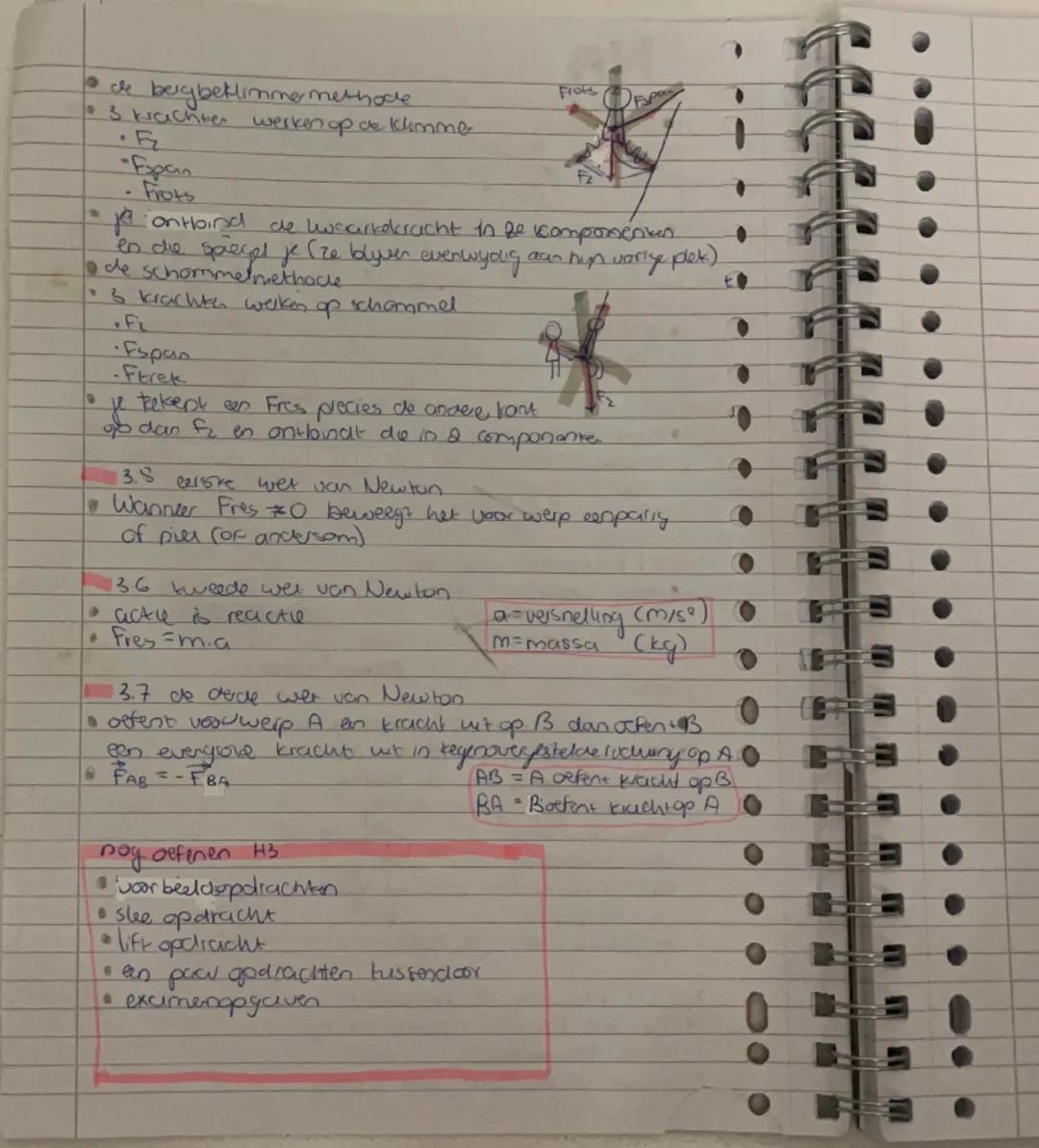 tte
Senad
omen
Kopt
wasser
kopen
thet
t
bovenop
3)
NA samenvatting H3
32 krachter samenstellen.
• 2 terachten kan jy vervangen door 1 lkrach