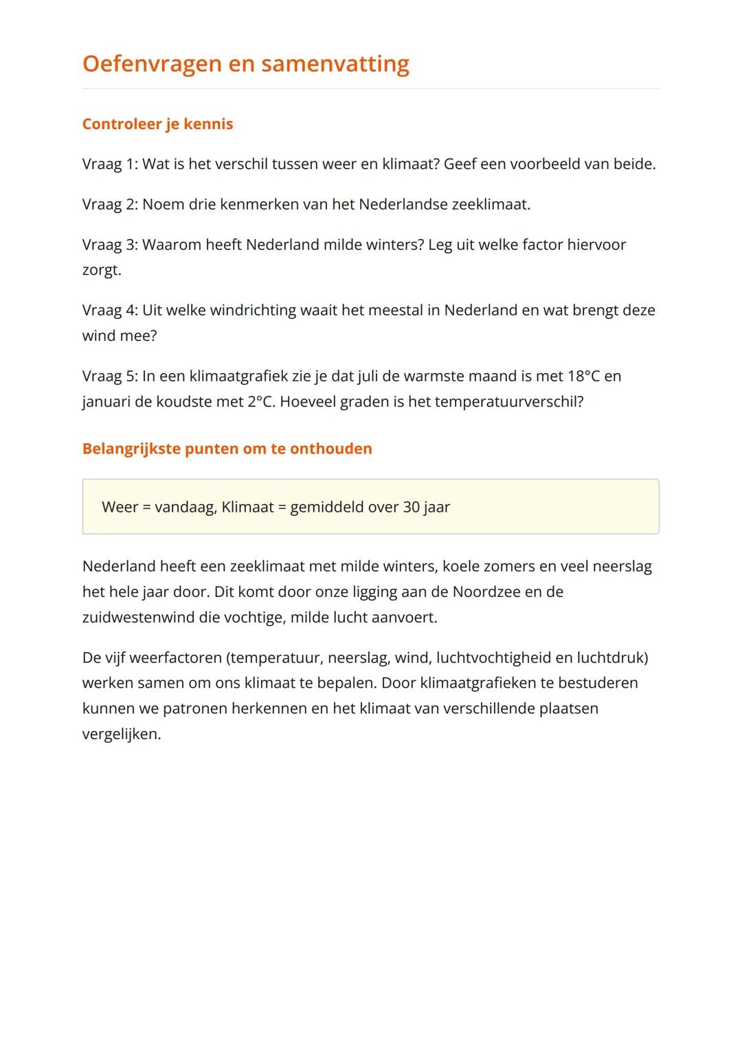 Weer en klimaat: Het
Nederlandse klimaat
Het Nederlandse klimaat begrijpen en weerfactoren herkennen
Aardrijkskunde • Grade 7 • Netherlands
