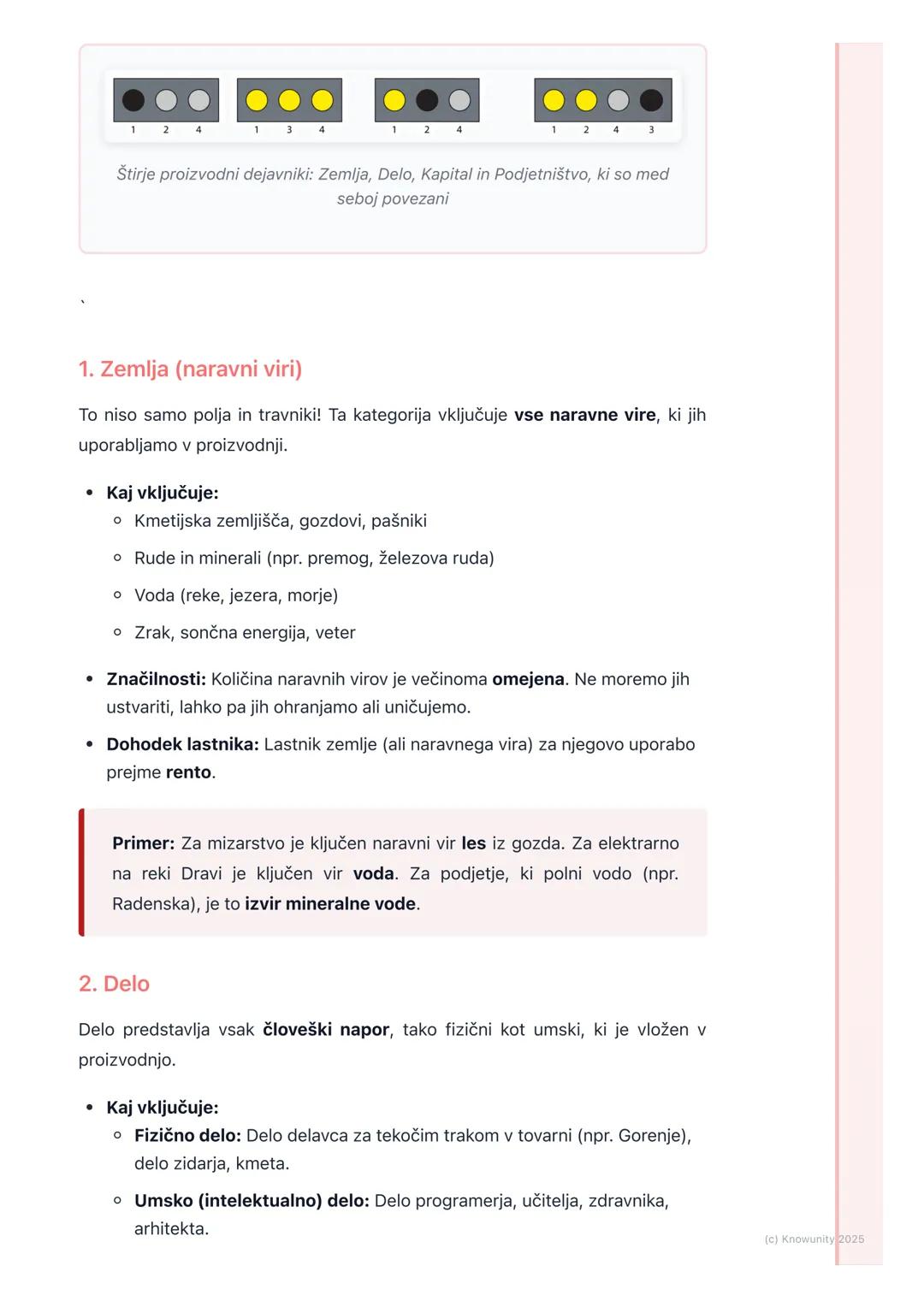 # Dejavniki proizvodnje

Uvod v dejavnike proizvodnje

Za proizvodnjo katerekoli dobrine (npr. telefon) ali storitve (npr. frizerstvo)
potre