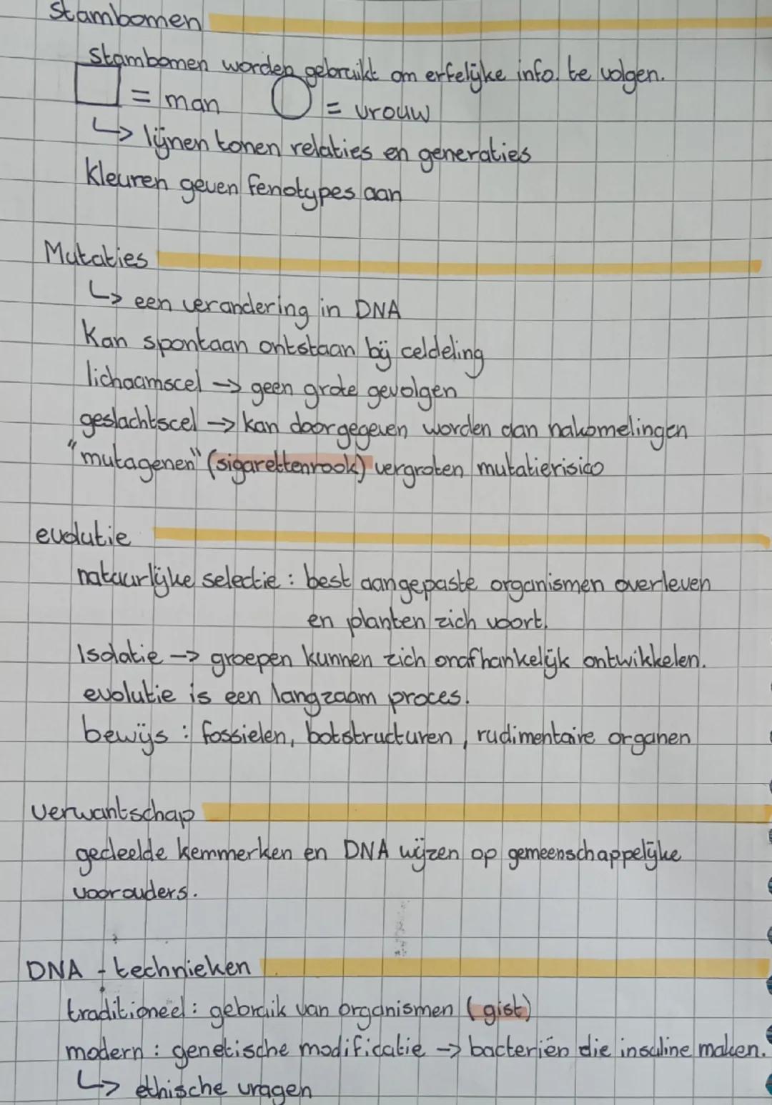 # HOOFDSTUK 8

erfelijkheid & evolutie

chromosomen en erfelijkheid
elke lichaamscel bevat chromosomen met erfelijke informat
Mensen hebben 
