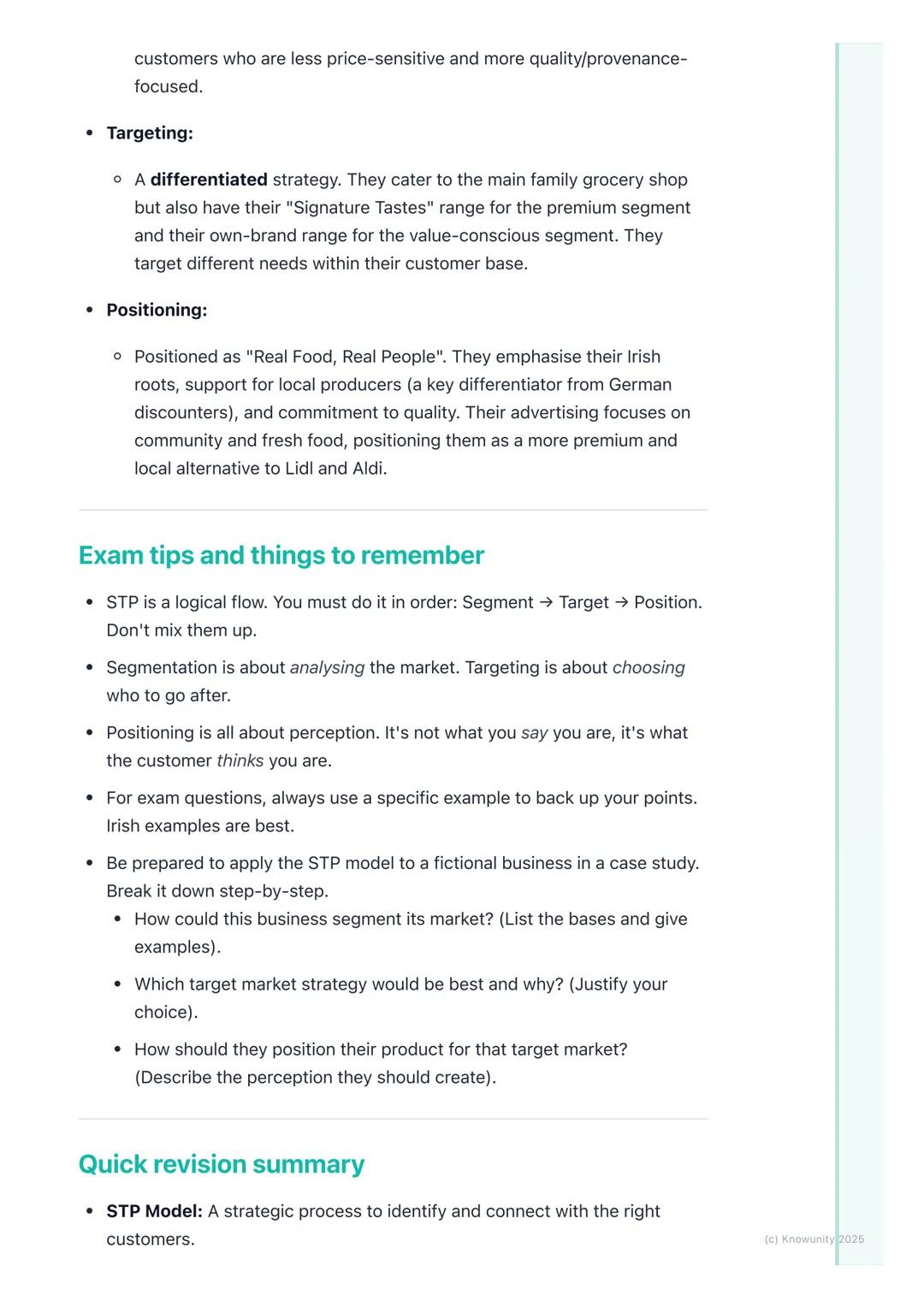 # Market Segmentation,
Targeting, and Positioning

An introduction to STP

The STP model is a core concept in marketing. It's a process that