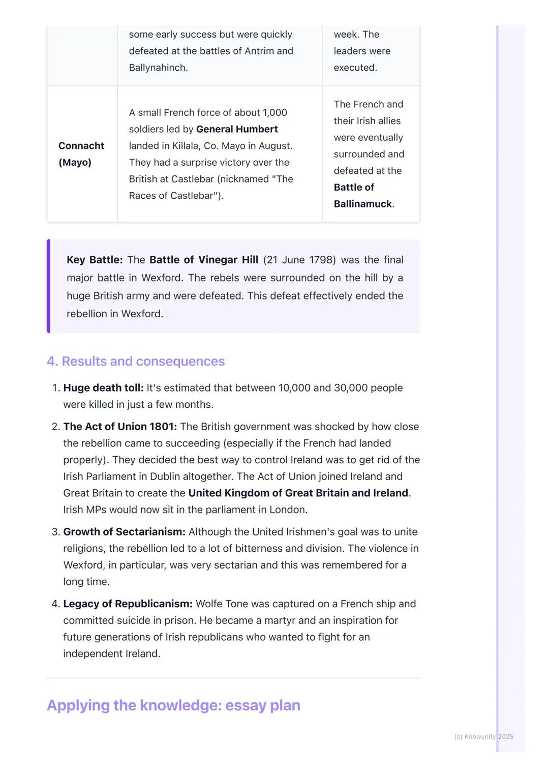 # The 1798 Rebellion in Ireland

An introduction to the 1798 rebellion

The 1798 Rebellion was a major uprising against British rule in Irel