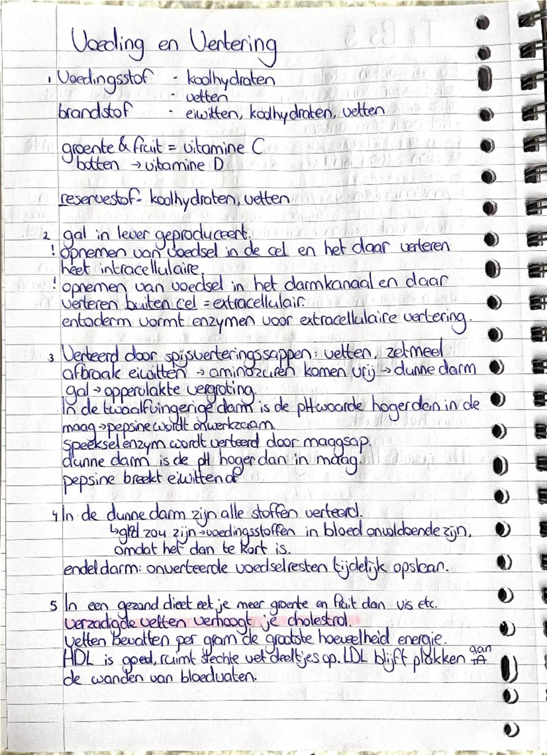# Voeding en Vertering

*   Voedingsstof koolhydraten
    brandstof
    - vetten
    eiwitten, kolhydraten, vetten

groente & fruit = vitami