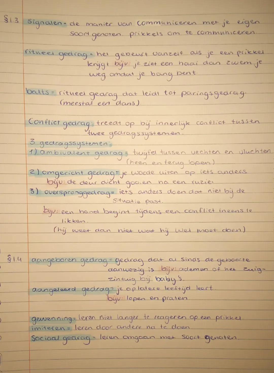 ## Biologie gedrag H

811 gedrag = alles wat mens of dier doet en laat.
Inwendige prikkels = van binnen → honger, dorst, koud
uitwendige pri