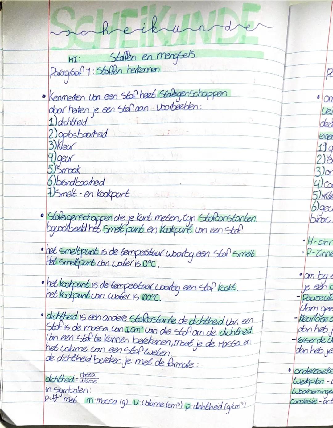 Stoffen en Mengsels: Eigenschappen, Veiligheid en Rekenen