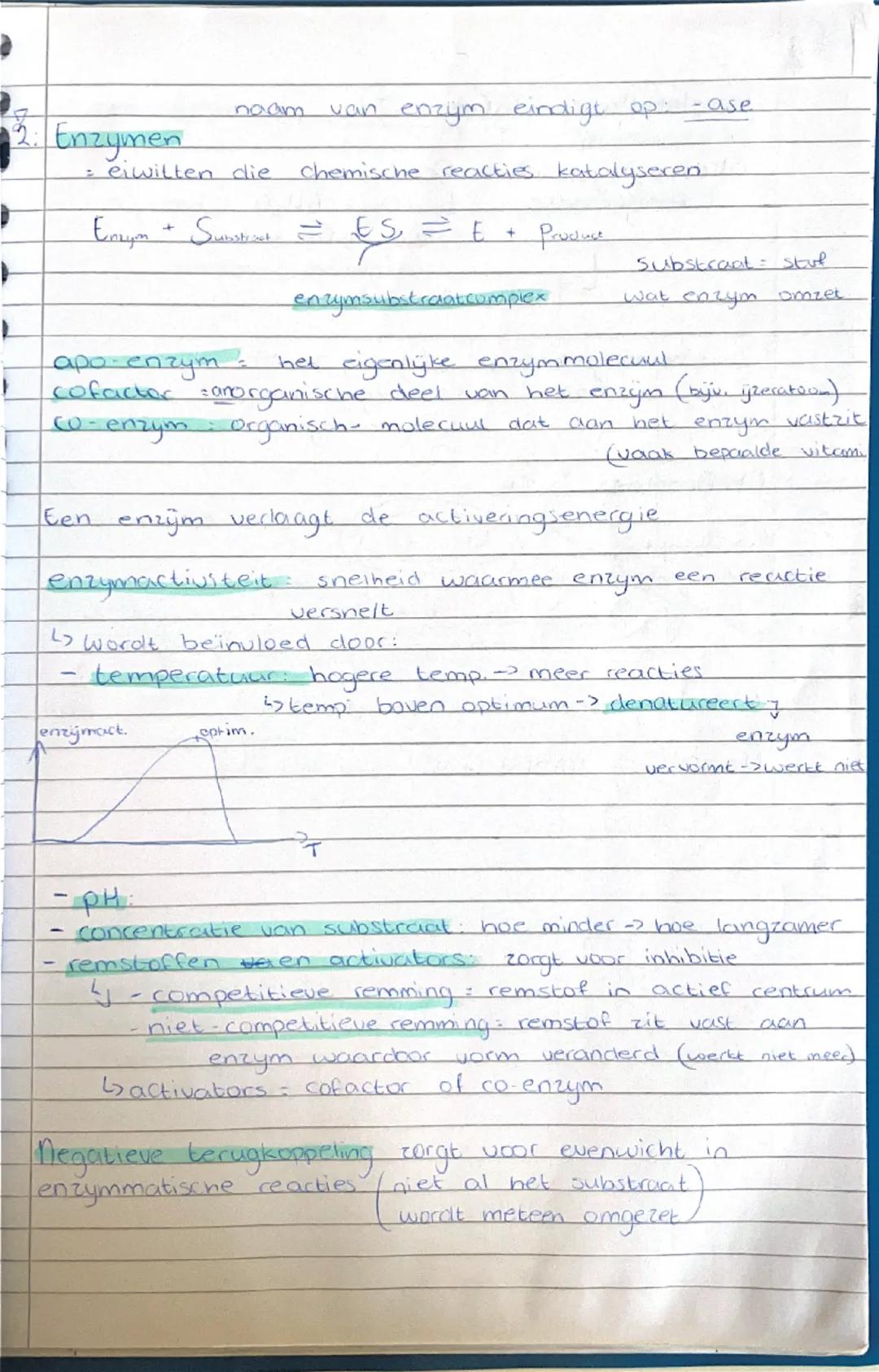 Biologie - Stofwisseling
1: Chemie in cellen
Stofwisseling alle chemische reacties van een organisme
(metabolisme)
↳ stoff stufwisselingspro