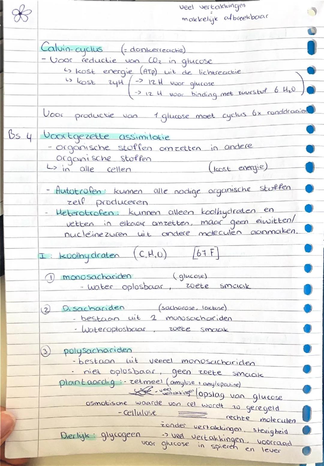 Biologie - Stofwisseling
1: Chemie in cellen
Stofwisseling alle chemische reacties van een organisme
(metabolisme)
↳ stoff stufwisselingspro