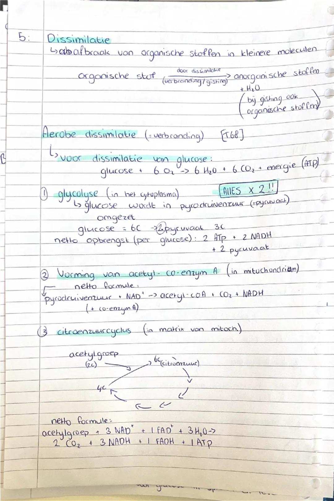 Biologie - Stofwisseling
1: Chemie in cellen
Stofwisseling alle chemische reacties van een organisme
(metabolisme)
↳ stoff stufwisselingspro
