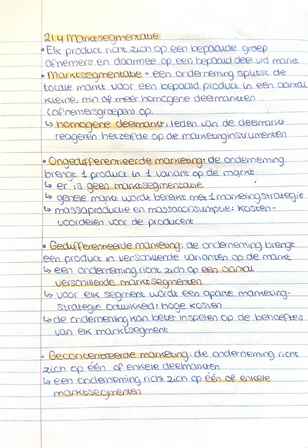 bedrijfseconomie samenvatting hoofdstuk 21.4