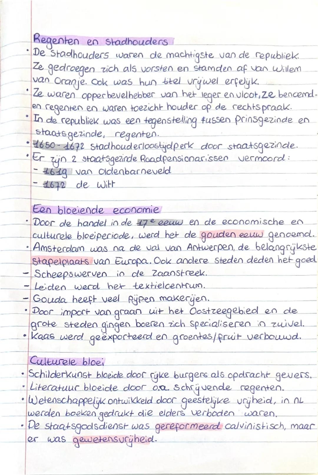 ## Hoofdstuk 6 De tijd van regenten en vorsten

### P1 Een wereldeconomie  1600 - 1700

**Handelskapitalisme** (Tv. 4)
- In de tijd van sted