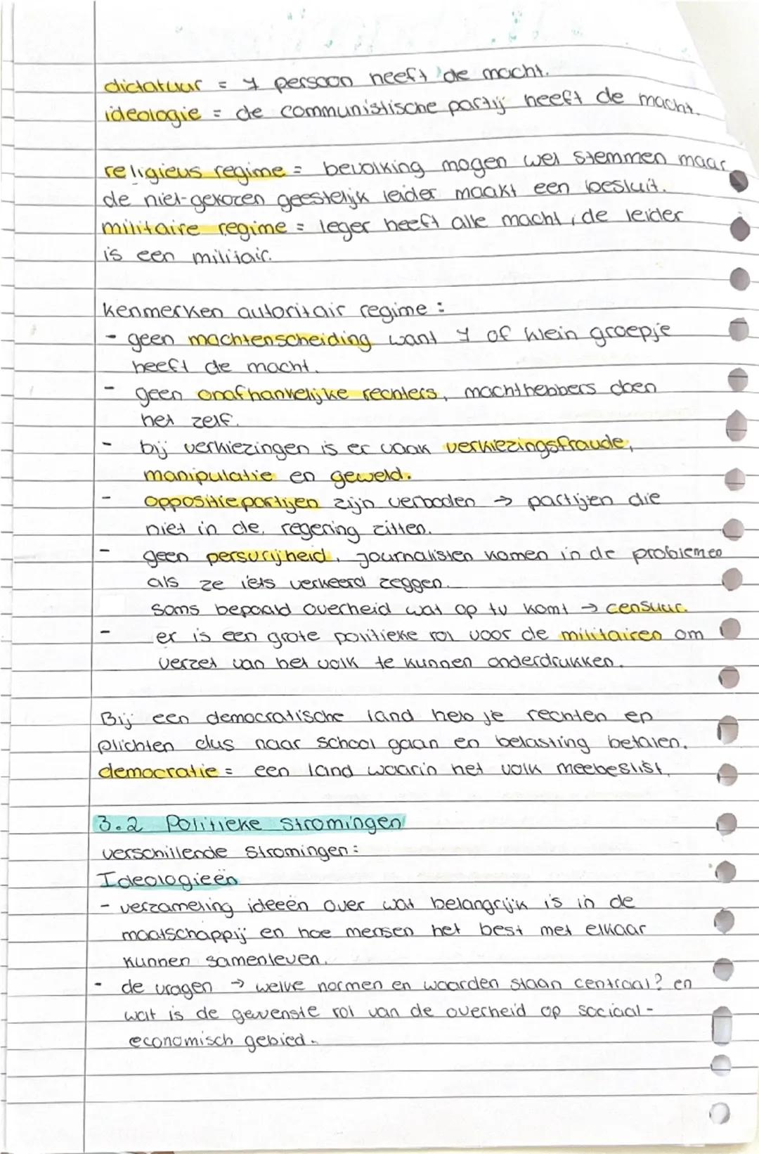 ## Maatschappijleer hoofdstuk 3

### 3.1 Wat is democratie
Nederland is een democratie = burgers beslissen mee.
politiek = het maken van keu