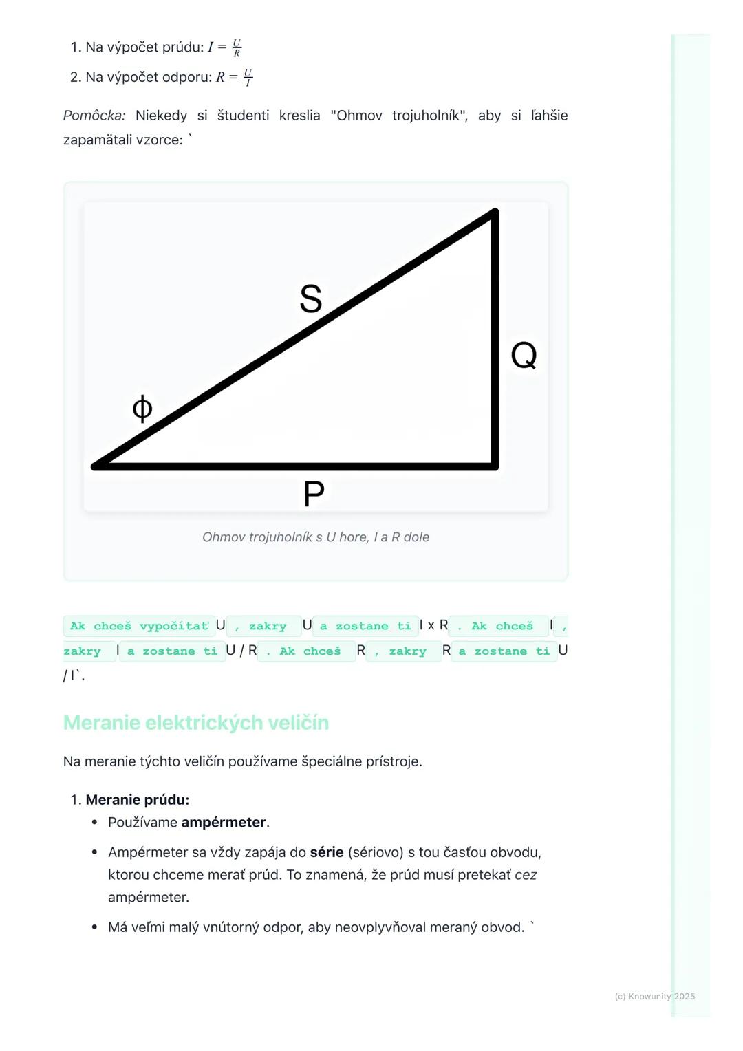 # Elektrický prúd, napätie, odpor

Úvod do témy

Dnes si zopakujeme základy elektrotechniky, konkrétne elektrický prúd,
napätie a odpor. Tie