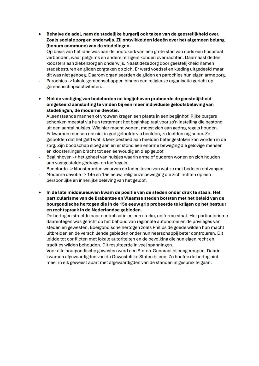 Uitleg hoe zit de samenvatting in elkaar:

- Streepjes betekenen begrippen bijvoorbeeld ->
- Ambachtslieden -> personen die in de nijverheid