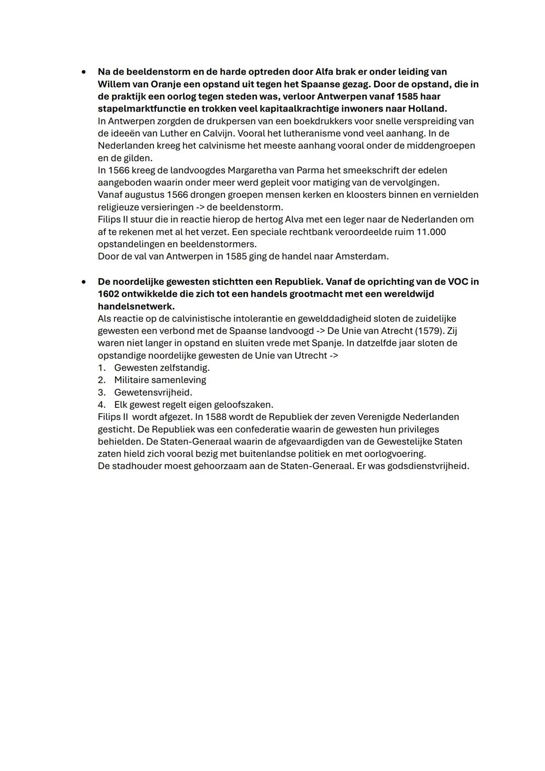 Uitleg hoe zit de samenvatting in elkaar:

- Streepjes betekenen begrippen bijvoorbeeld ->
- Ambachtslieden -> personen die in de nijverheid