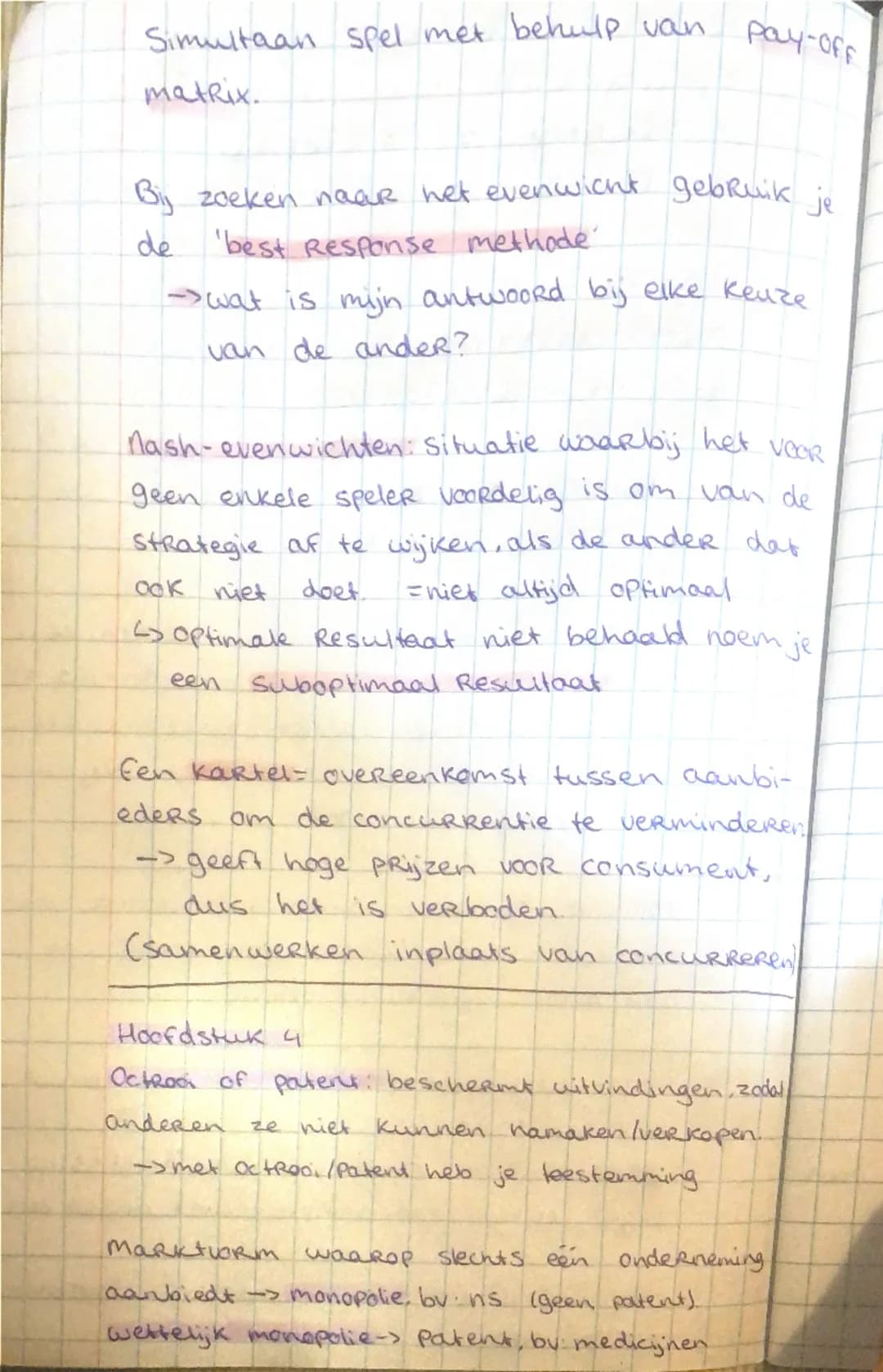 Economie samenvatting Periode 1
Hoofdstuk 1
marktgedrag
De prijs van de markt wordt bepaald door
Samenspel van vraag en aanbod = markt-
mech