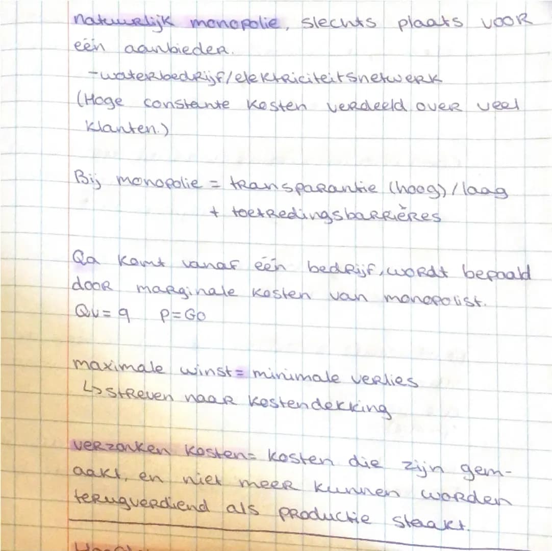 Economie samenvatting Periode 1
Hoofdstuk 1
marktgedrag
De prijs van de markt wordt bepaald door
Samenspel van vraag en aanbod = markt-
mech