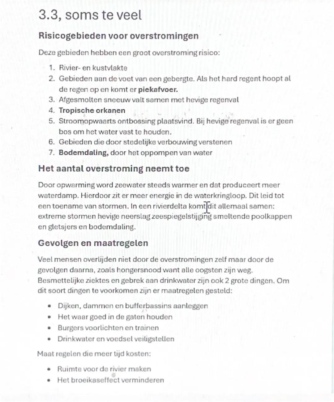 AK hoofdstuk 3 water (paragraaf 1 & 2)
Paragraaf 1, water in beweging
Je hebt de korte en lange waterkringloop. Er is heel veel water op de 