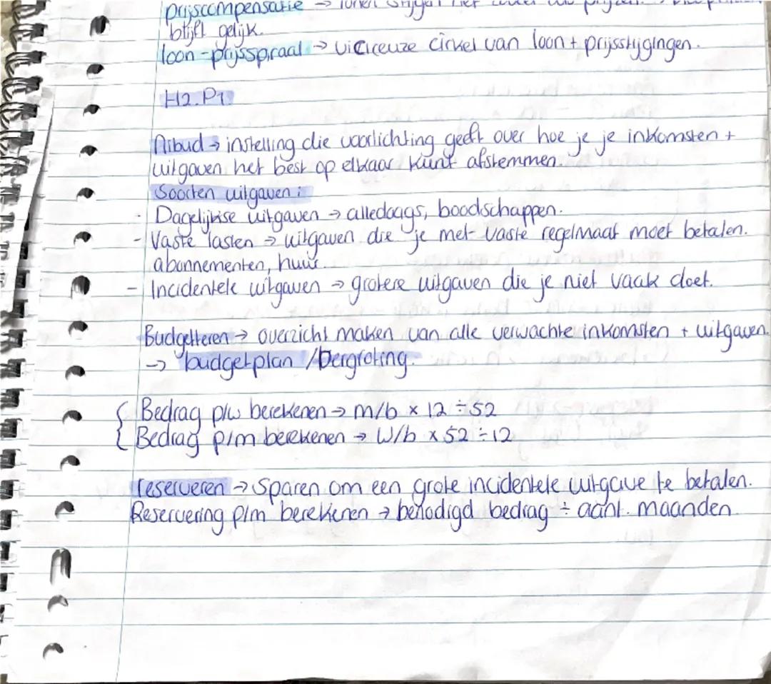 Mavo 4 economie samenvatting hst2!
