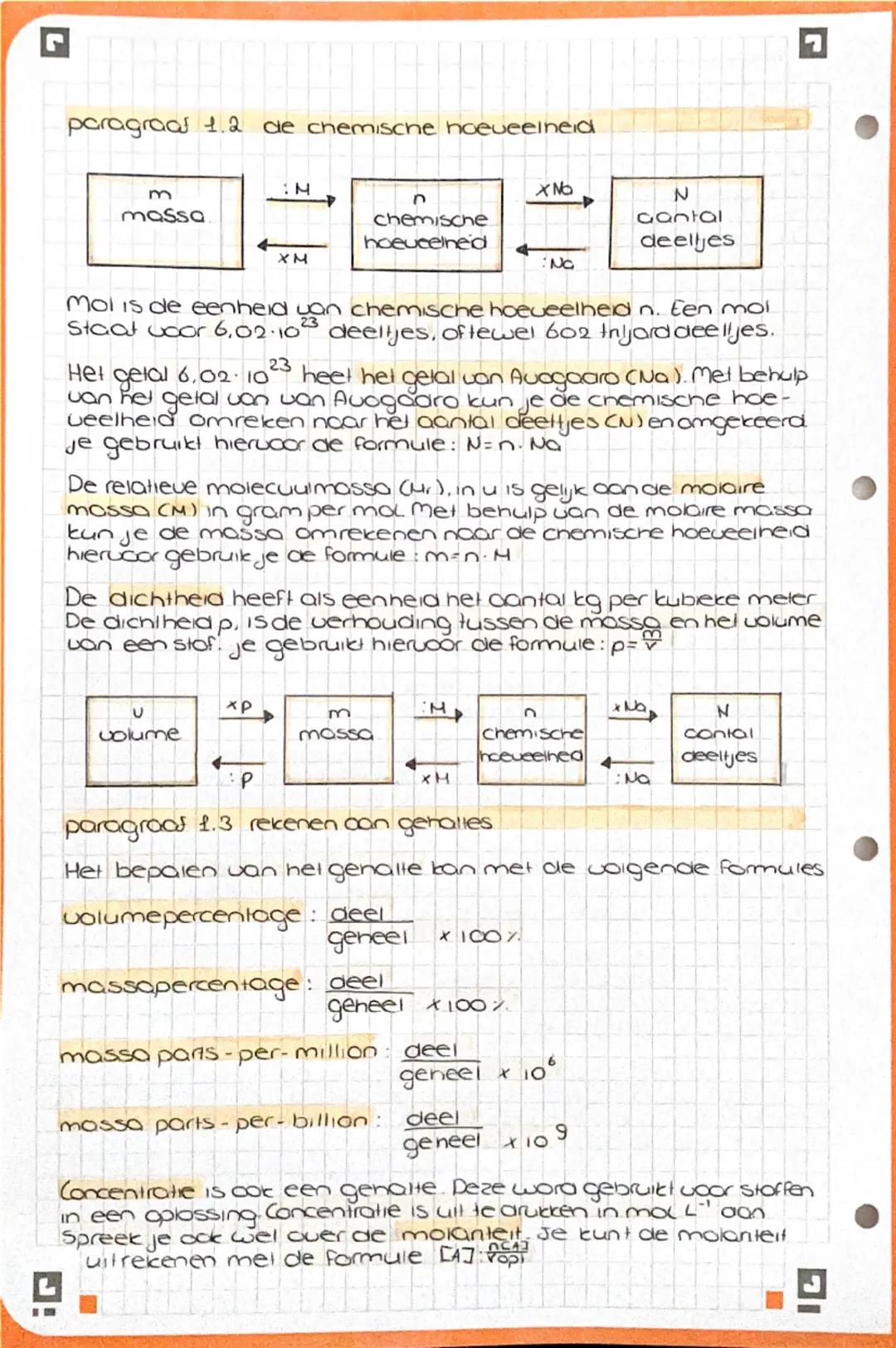 # hoofdstuk 1 chemisch rekenen

paragraaf 1.1 atoombouw en periodiek systeem

Volgens het alcommodel is een aroom opgebouwd uit een
kern mel
