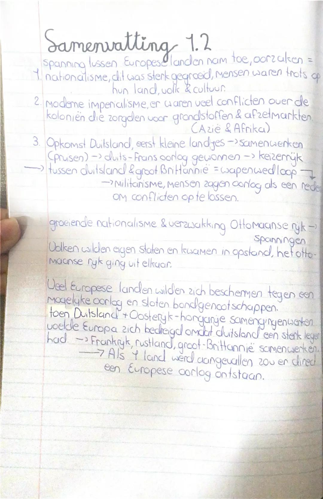 # Samenvatting 1.1
De Europese bevolking was in de ige eeuw sterk gegroed
->meer mensen waren in de stad gaan wonen
一) door bel
transport ma