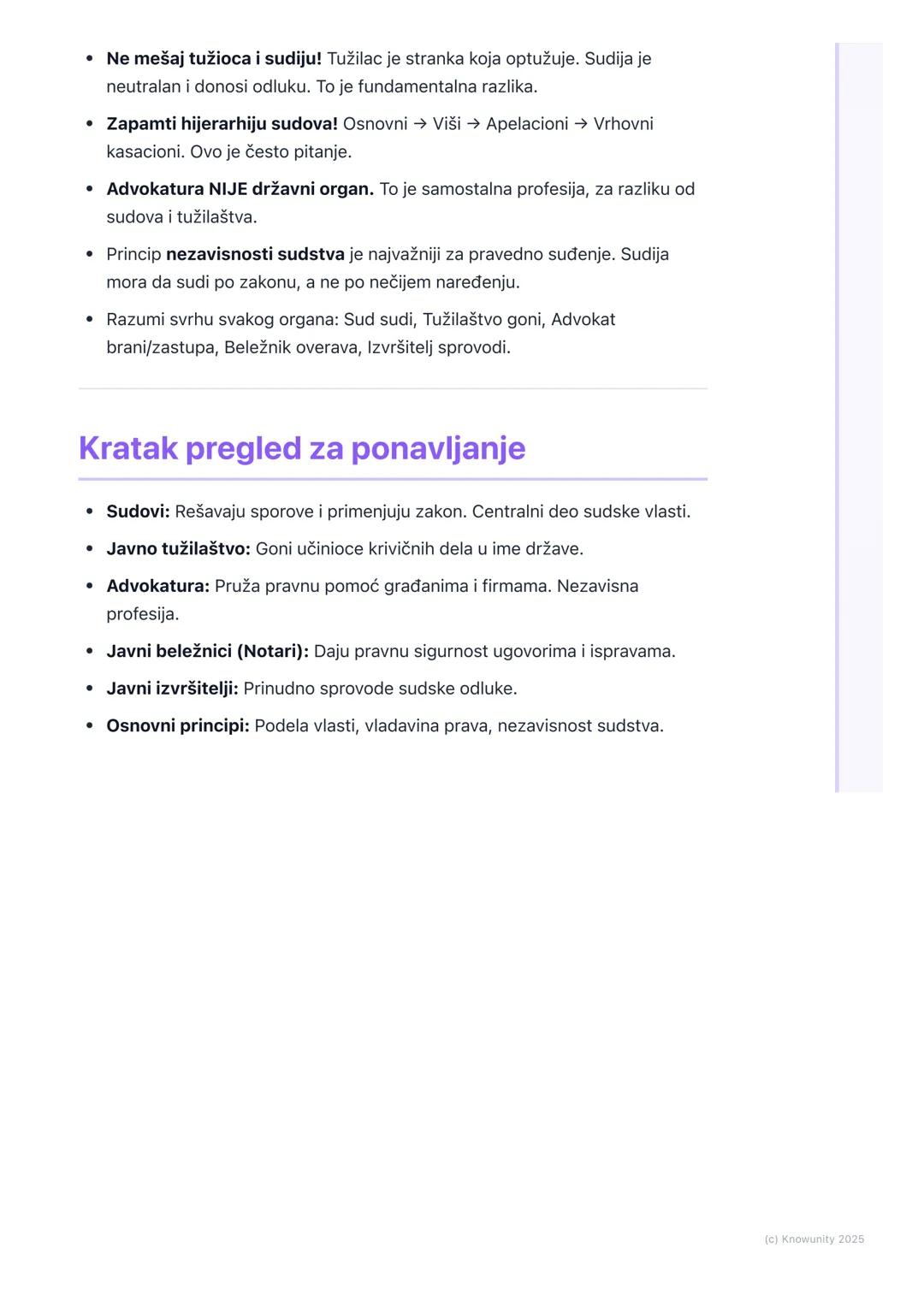 # Pravosudne institucije i
njihova uloga

## Uvod u pravosudne institucije

Pravosudne institucije su stub svake pravne države. One su deo s