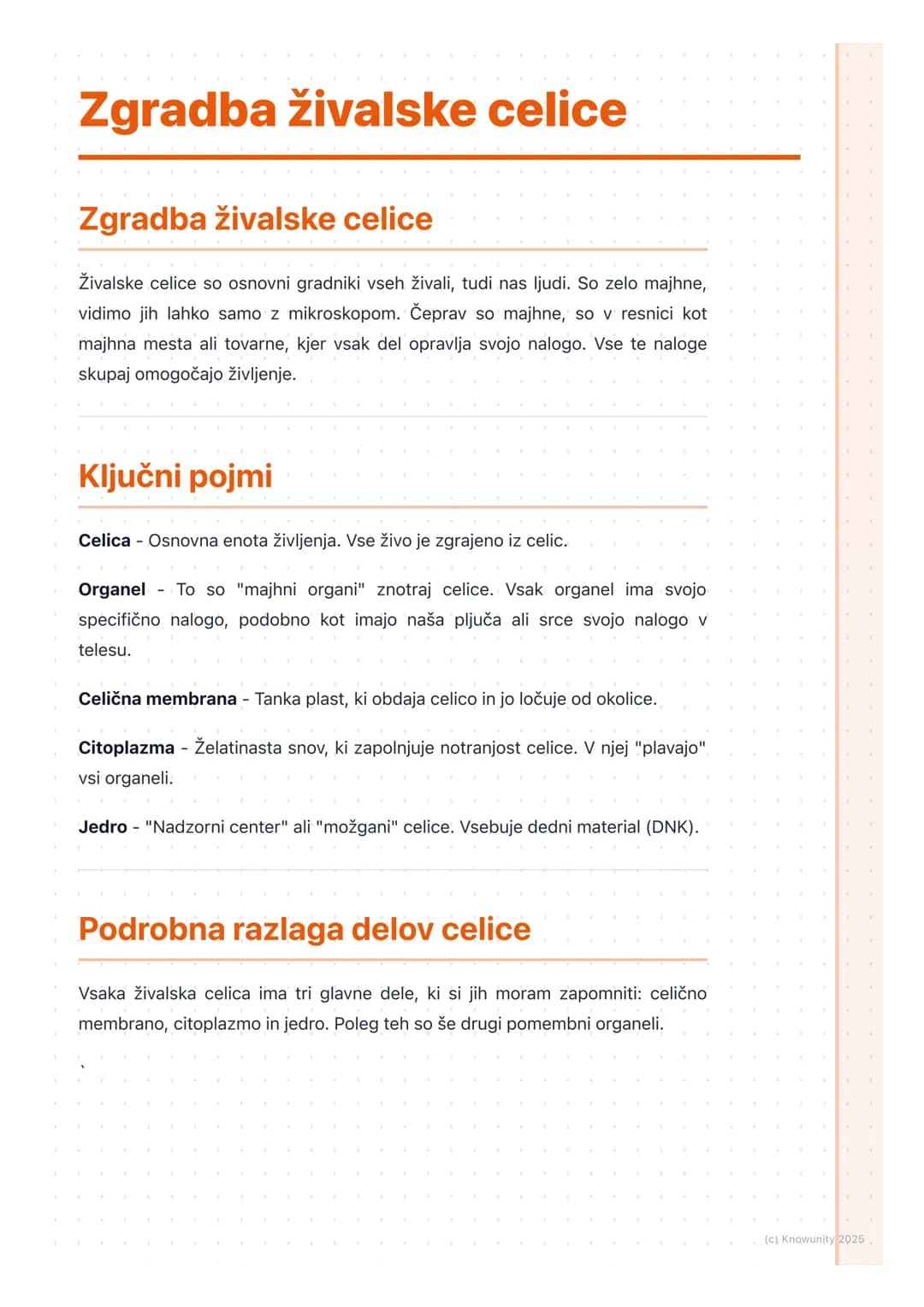 # Zgradba živalske celice

Zgradba živalske celice

Živalske celice so osnovni gradniki vseh živali, tudi nas ljudi. So zelo majhne,
vidimo 