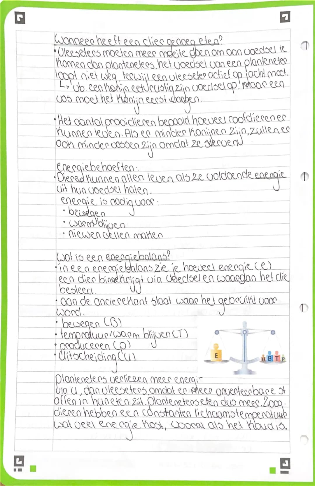 Biologie
13.17m 13.4

13.1 eten
- Je kunt aan het gebit en de darmen zien van zoogdieren
wat ze eten.
- Je kunt uilleggen waardoor plantaard