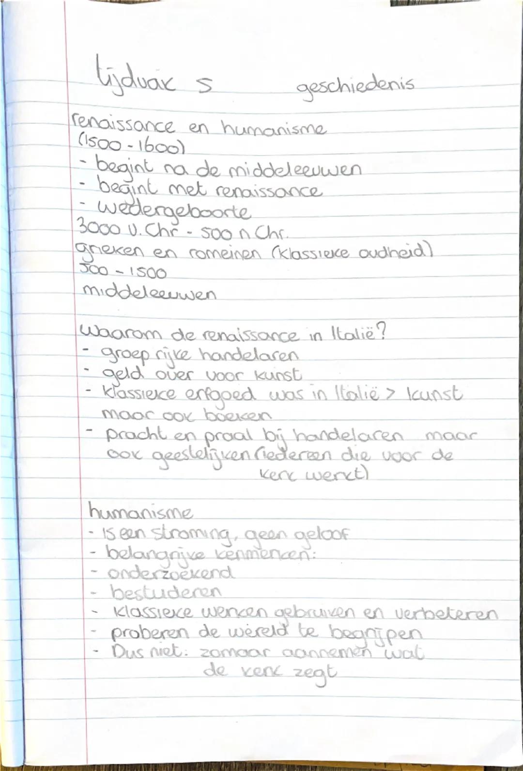 Geschiedenis tijdvak 