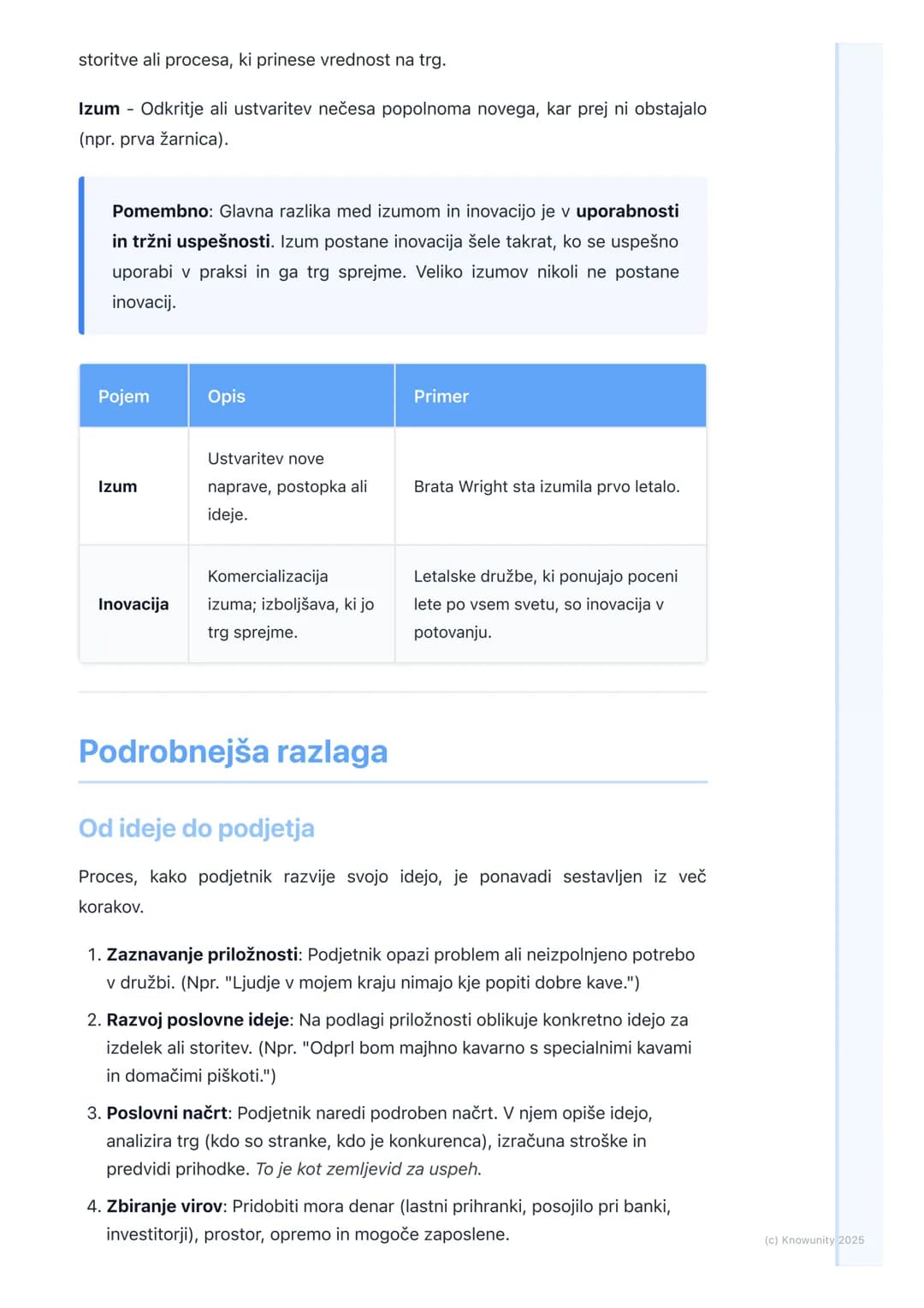# Podjetništvo in inovacije

Uvod v podjetništvo in inovacije

Podjetništvo je v bistvu proces ustvarjanja nečesa novega in vrednega.
Podjet