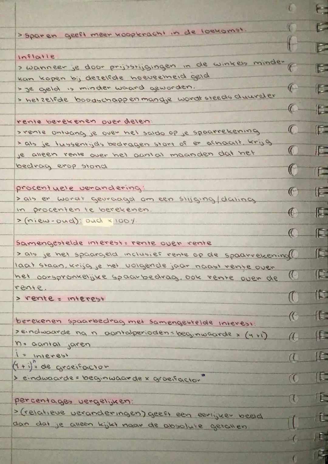 # H3 Sparen en lenen

Sparen.
> je stelt je besteding uil
minder
> Daardoor kun je nu pret besteden
> in de toekomst kan je meer besteden

r