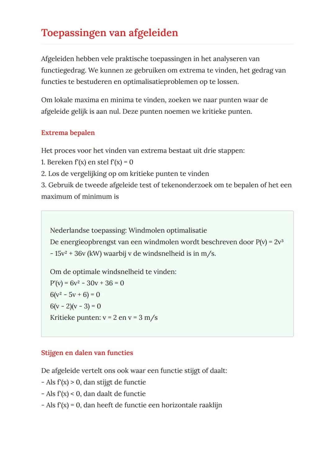 Afgeleiden en differentiëren: Van
basisbegrippen tot toepassingen
Complete gids voor afgeleiden, differentiëren en praktische
toepassingen
W