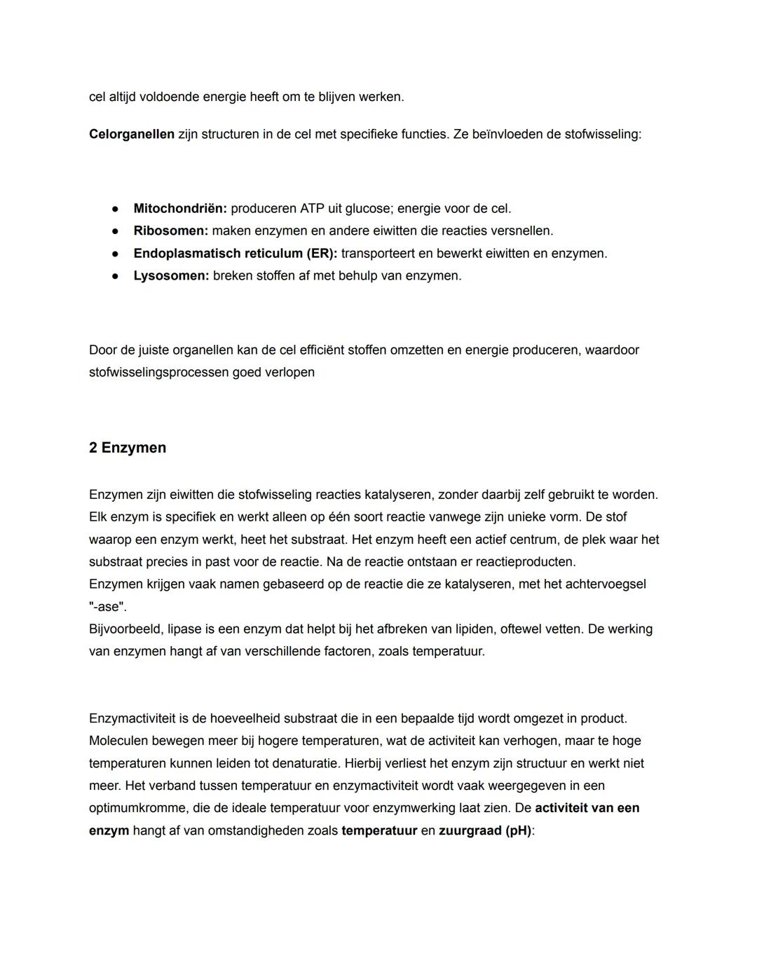 # Thema 8 Stofwisseling in de cel

1 Chemie is cellen

Stofwisseling is het geheel van chemische processen in de cel. (Binas 67F t/m 67H)

O
