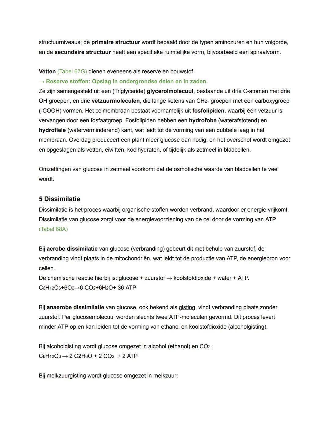 # Thema 8 Stofwisseling in de cel

1 Chemie is cellen

Stofwisseling is het geheel van chemische processen in de cel. (Binas 67F t/m 67H)

O
