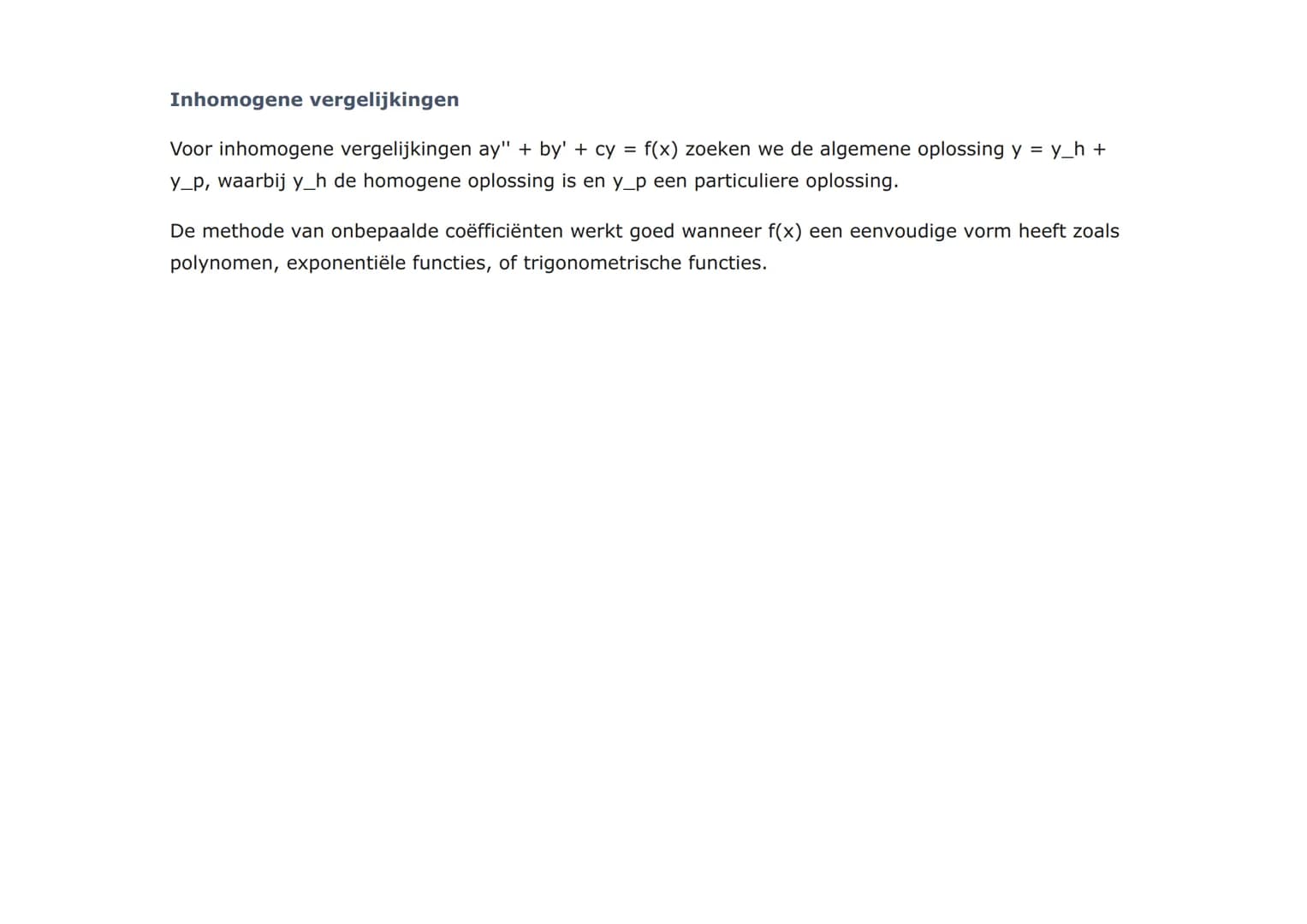 Differentiaalvergelijkingen: Lineaire en niet-
lineaire vergelijkingen
Uitgebreide studie van lineaire en niet-lineaire differentiaalvergeli