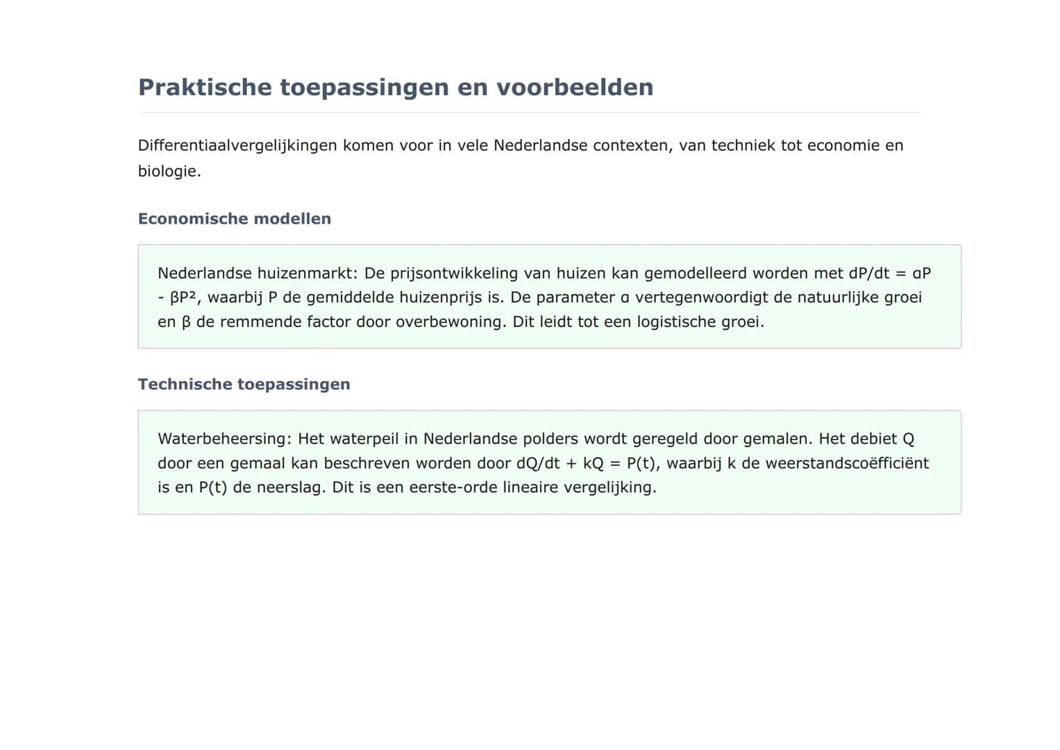 Differentiaalvergelijkingen: Lineaire en niet-
lineaire vergelijkingen
Uitgebreide studie van lineaire en niet-lineaire differentiaalvergeli