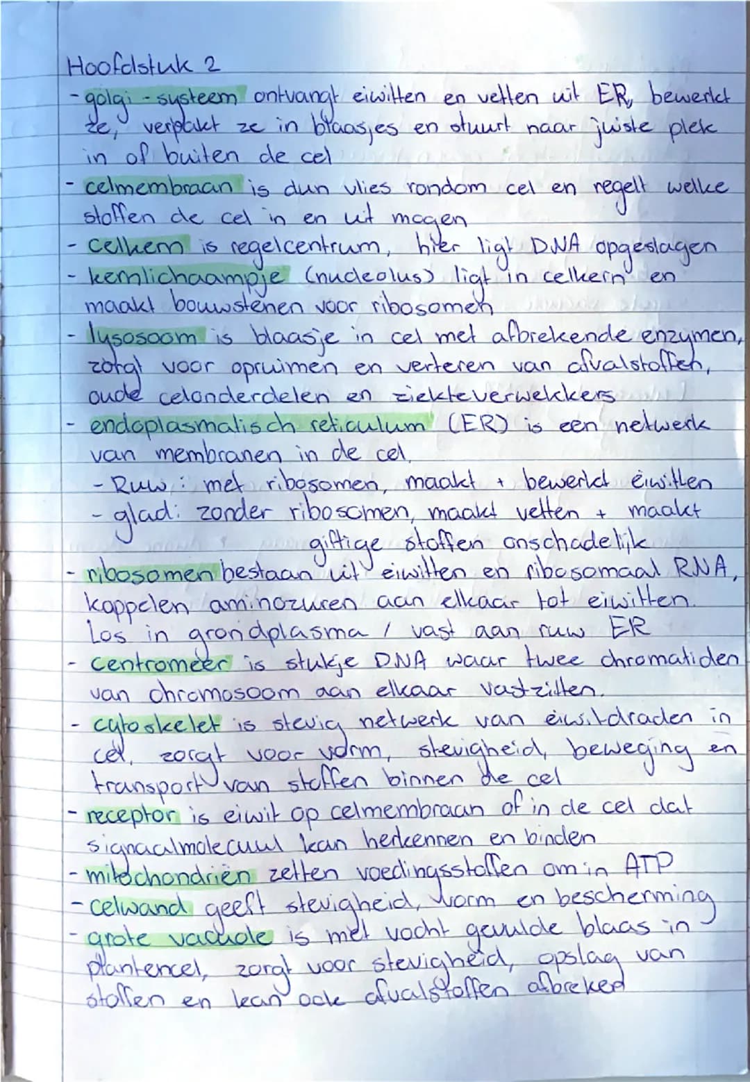 H1 + H2 nectar vwo 4 biologie