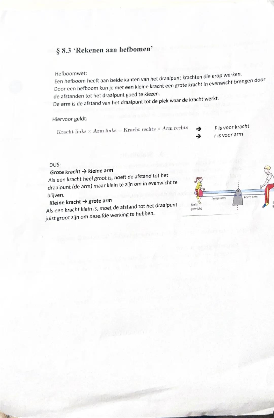 # Hoofdstuk 2: 'Kracht en beweging'

§1.1 "Kracht bij beweging"

Snelheid is de afstand die je per seconde aflegt. Symbool: v eenheid: m/s o