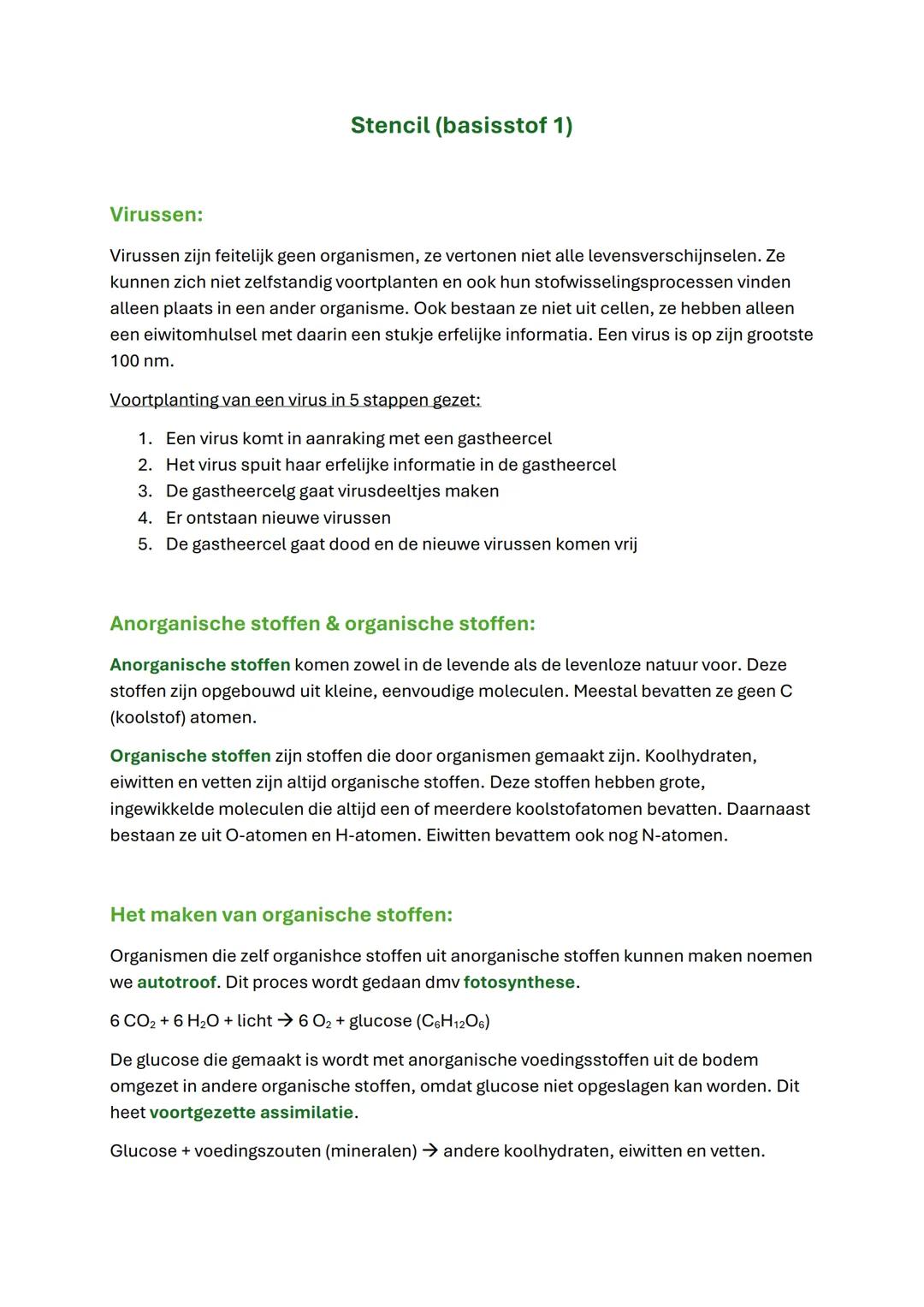 Biologie samenvatting

Hoofdstuk 6, ecologie & duurzaamheid Basisstof 1

Milieu:
Het milieu (de leefomgeving) heeft invloed op organismen, o