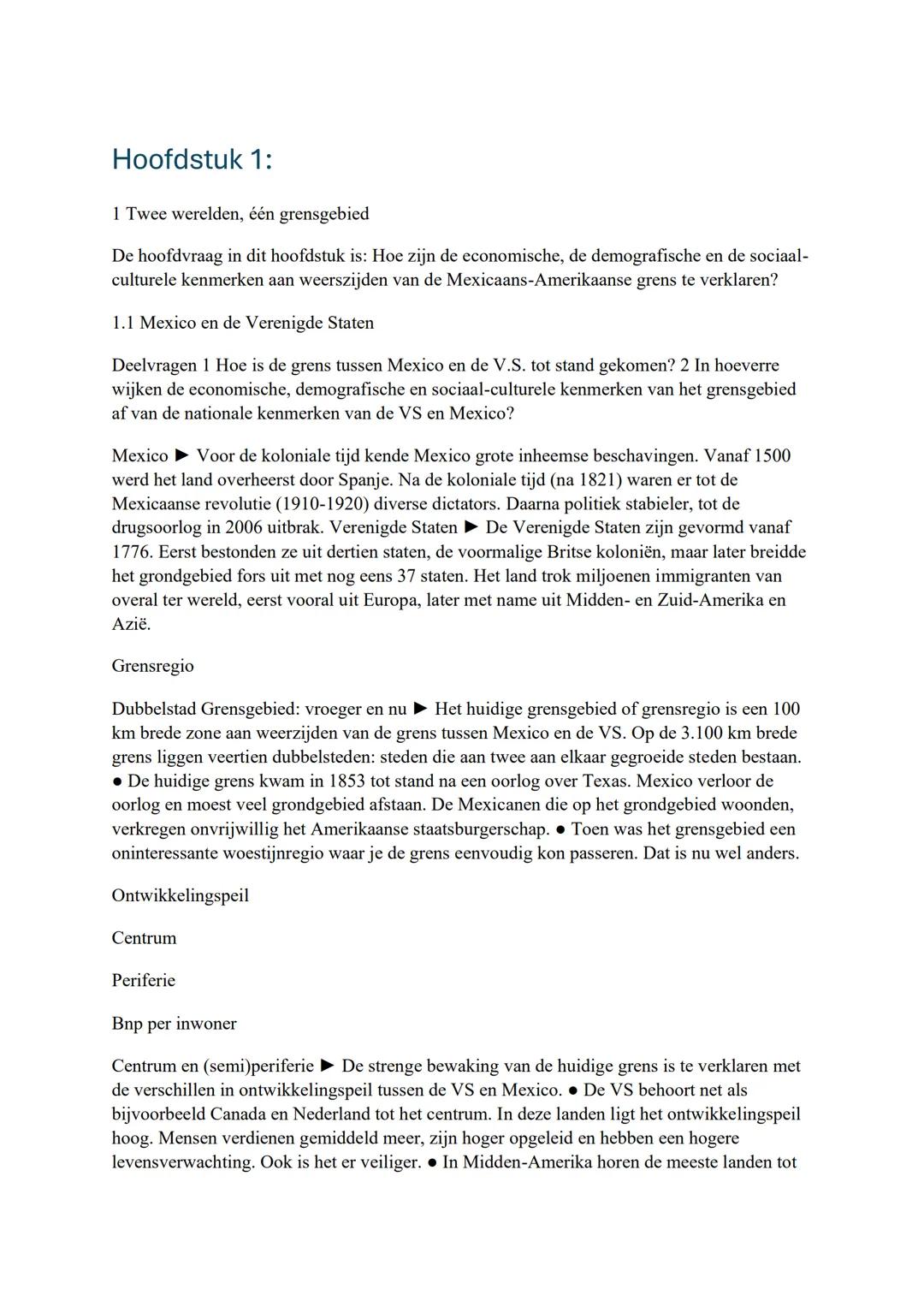 # Hoofdstuk 1:

1 Twee werelden, één grensgebied

De hoofdvraag in dit hoofdstuk is: Hoe zijn de economische, de demografische en de sociaal
