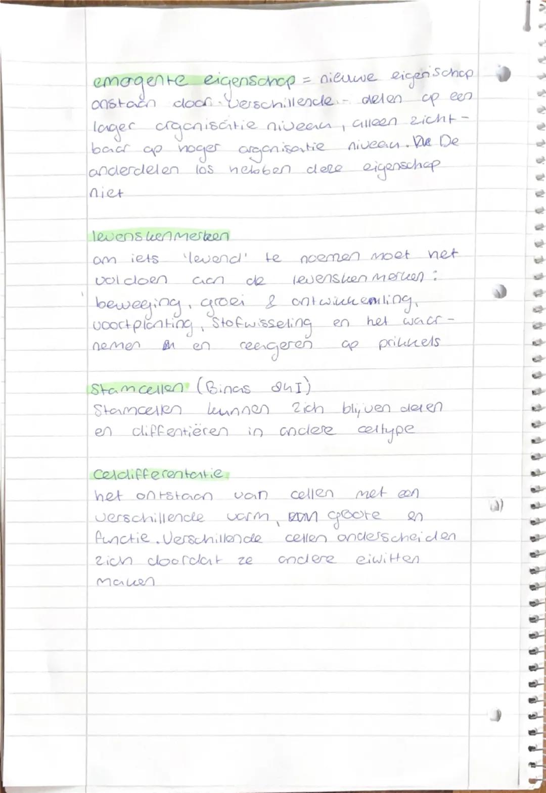 biologie

2.1
organisatieniveaus geven een indeling van
biologisone structuren, waarbij elle niveau
Steeds groter en ingewicherier is en bes