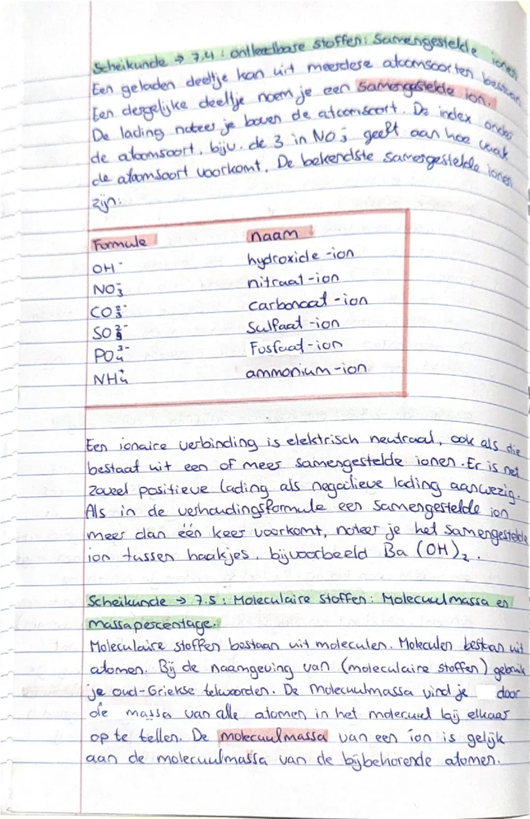 Scheikunde 7.1: Het periodiek Systeem.
Een overzicht van de elementen en de bijbehorende symbolen
vind je in het periodiek Systeem. Ten hori