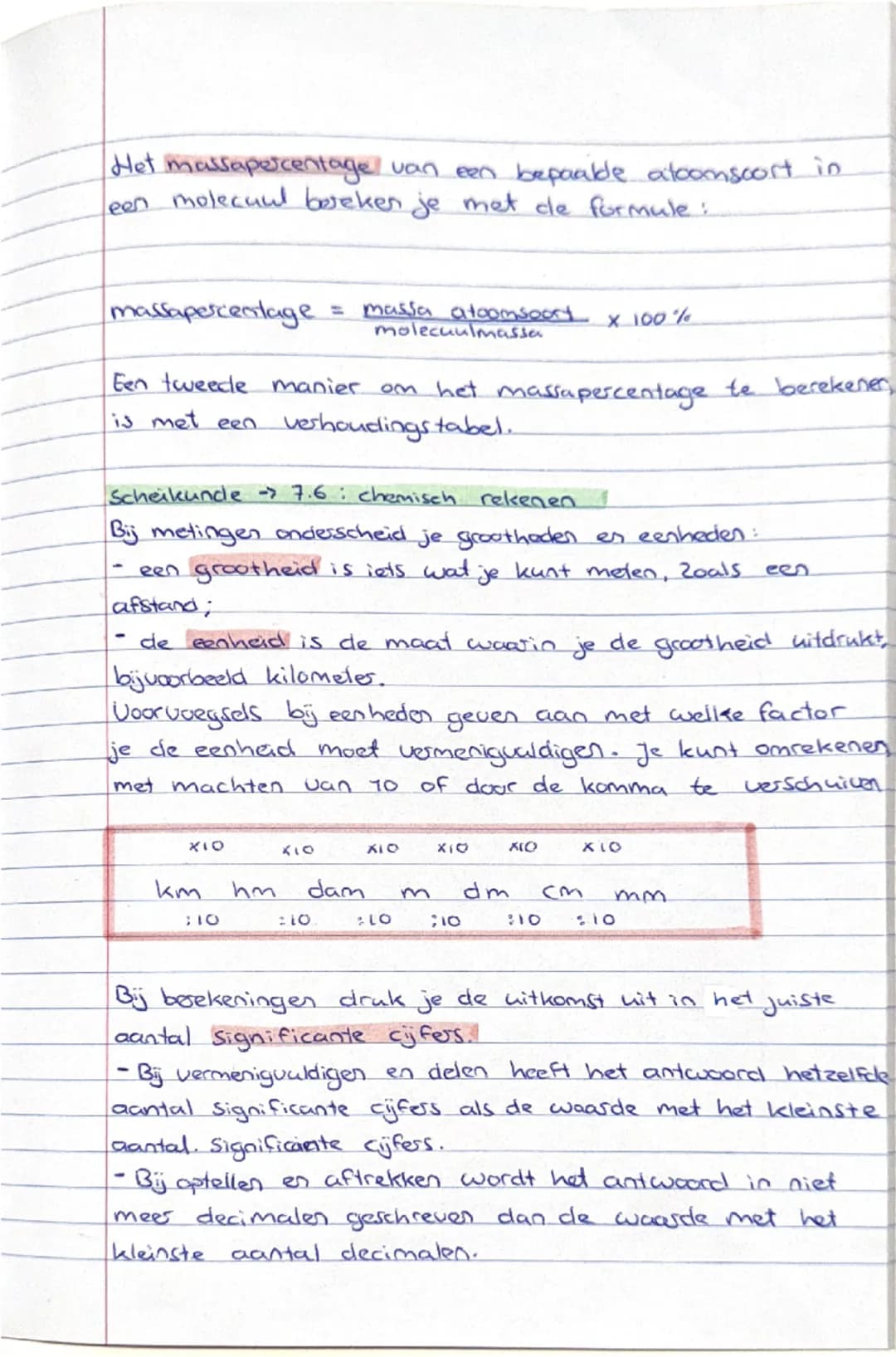 Scheikunde 7.1: Het periodiek Systeem.
Een overzicht van de elementen en de bijbehorende symbolen
vind je in het periodiek Systeem. Ten hori
