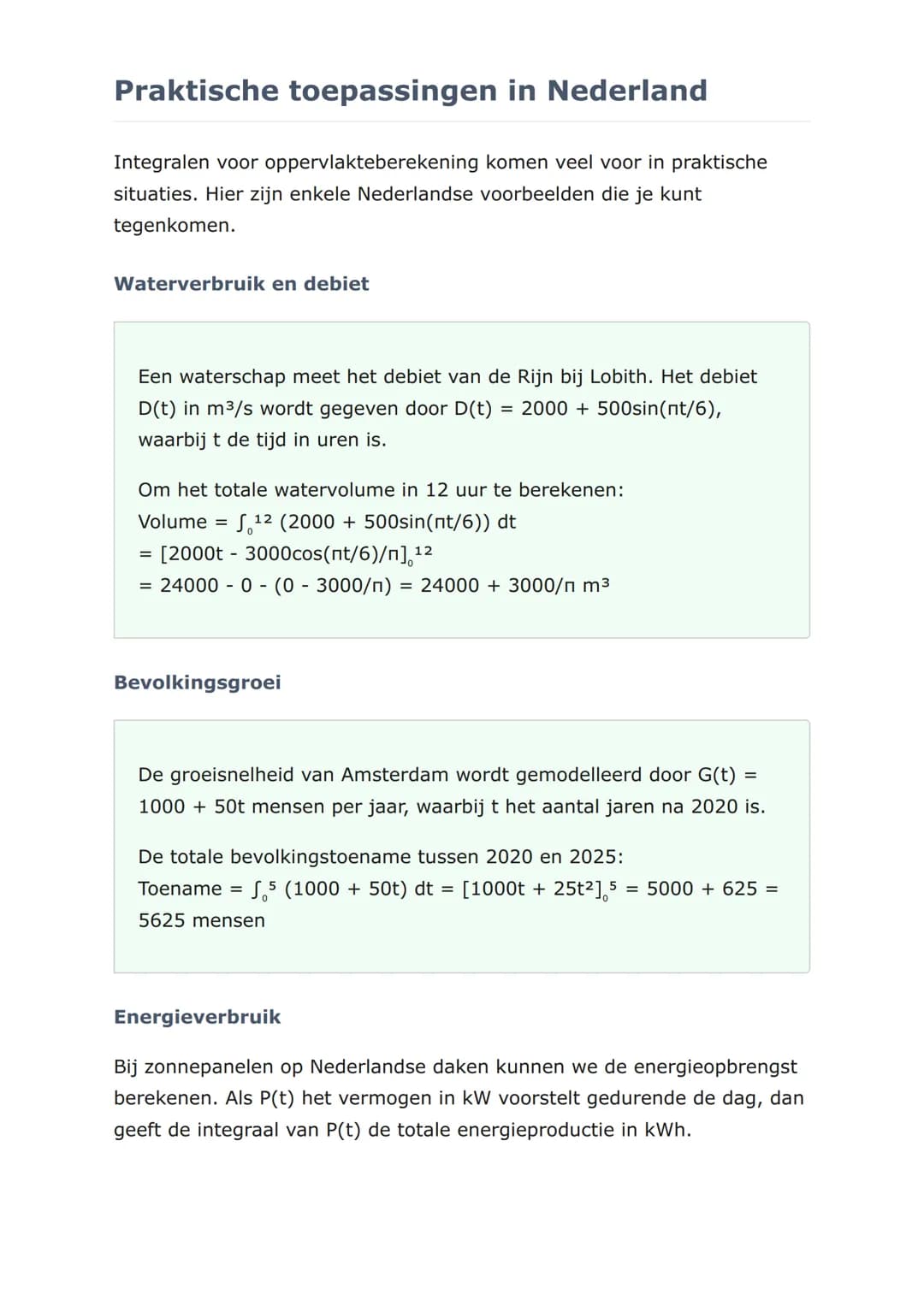 Integreren: Oppervlakte
onder en tussen grafieken
Berekenen van oppervlaktes met integralen en praktische
toepassingen
Wiskunde B 
Grade 12 