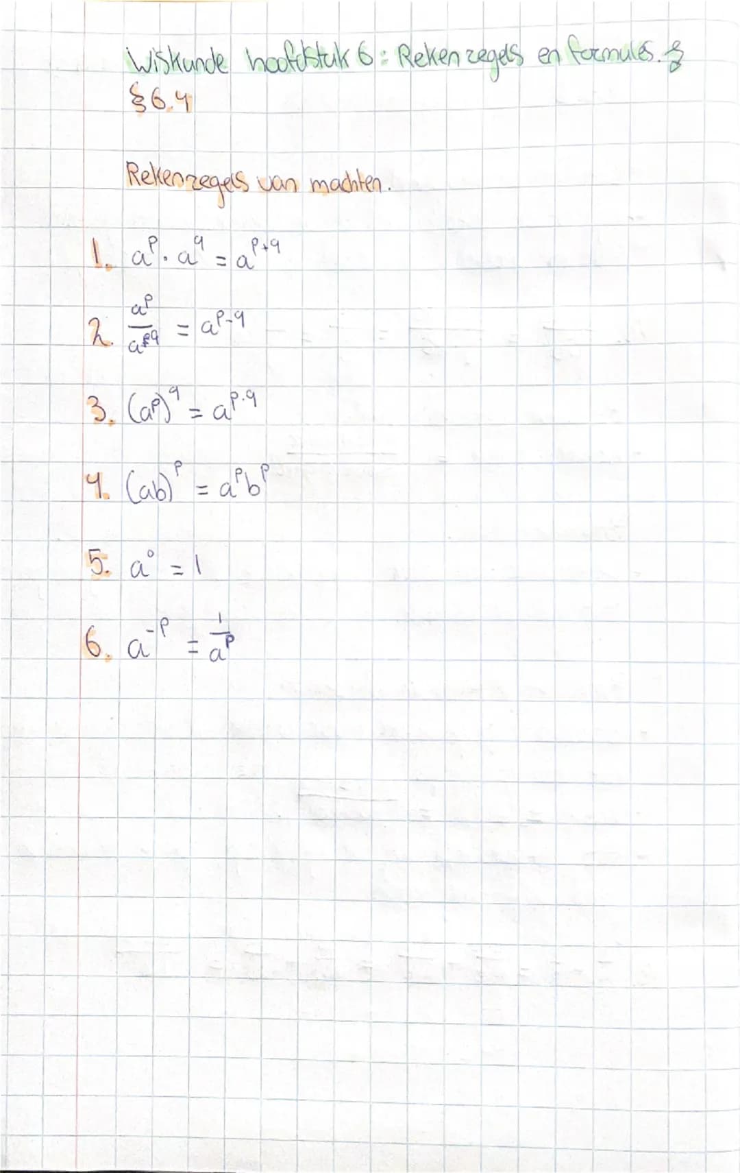 Wiskunde Hoofdstuk 6: Rekenzegels en formules &
§6.1 formules combinezen.
- Bij het combinezen van formules vul je de ene
Formule in in de a