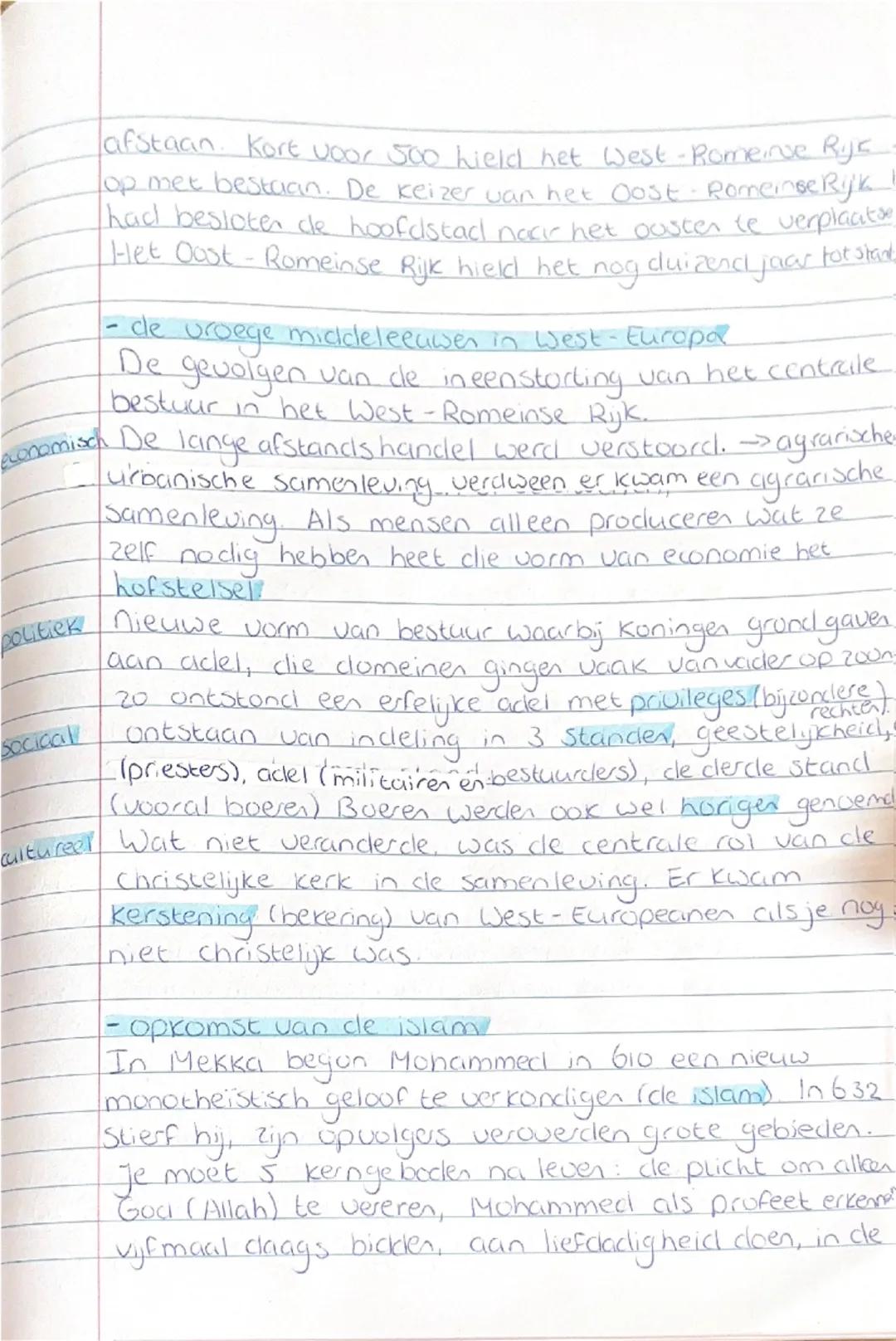 Geschiedenis 1.4
Europa en het midden - Oosten (300 u.C. - 1owonc),

- Het ontstaan van het Romeinse Rijk
Het Romeinse Rijk ontstond vanuit 
