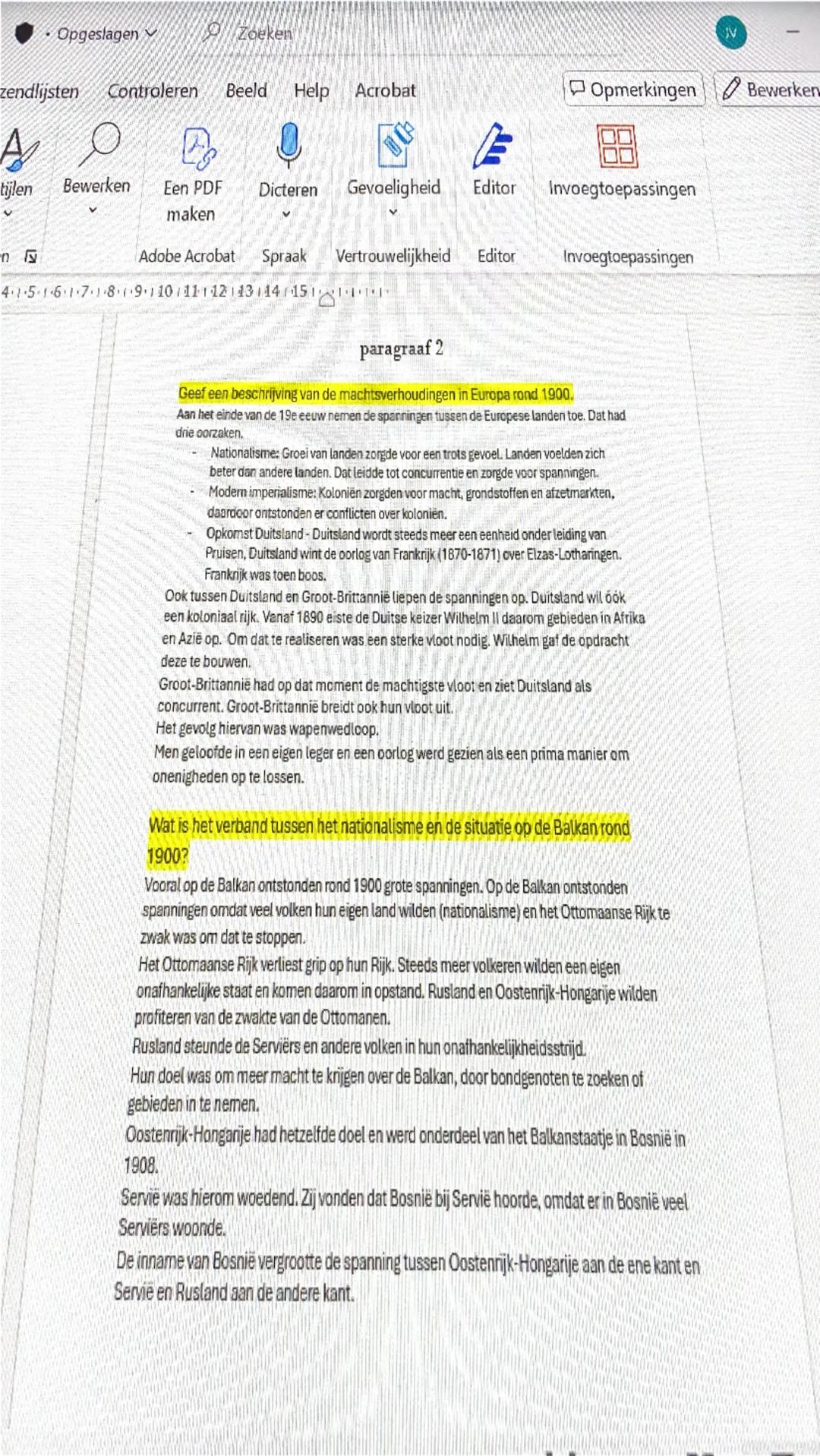 # Geschiedenis samenvatting

Paragraaf 1

Wat is kenmerkend voor een moderne massasamenleving?

- Een groot deel van de bevolking leeft in s
