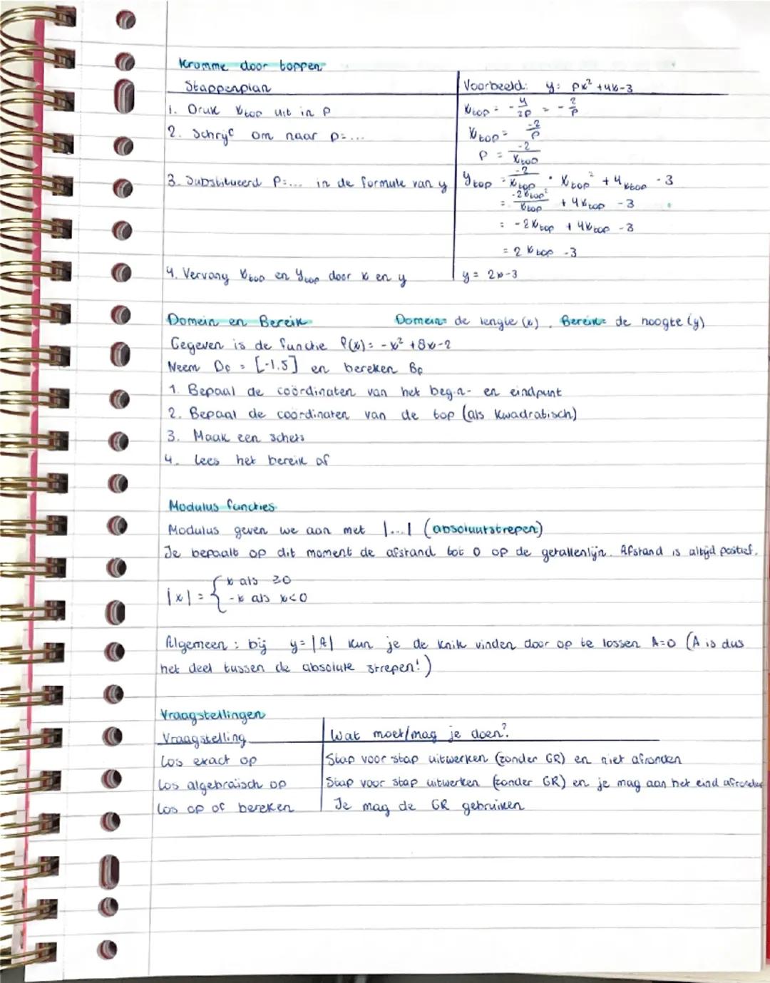 # wiskunde

H1 Functies en grafieken.

Lineaire vergelijkingen oniassen

1. werk haakjes en breuken weg.

2. breng de termen met een variabl